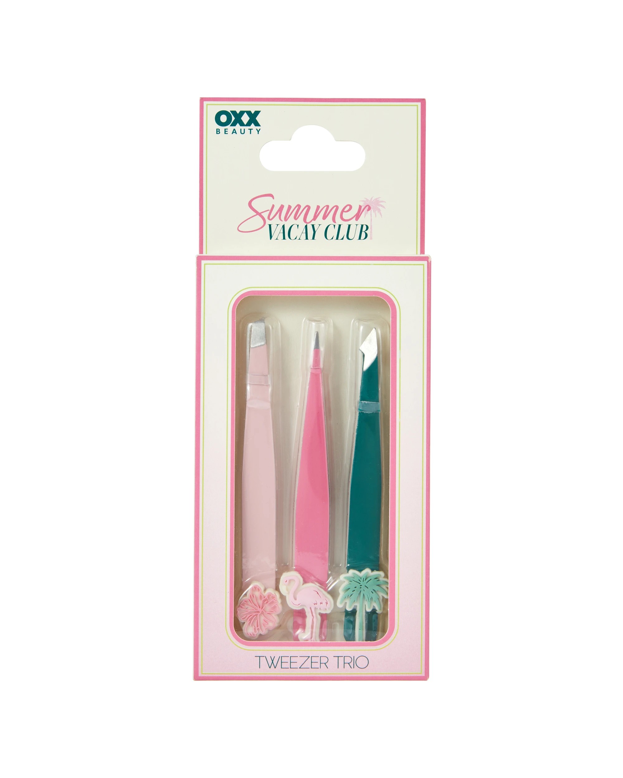 1 OXX Beauty Summer Vacay Club Tweezer Trio, 1 of 6