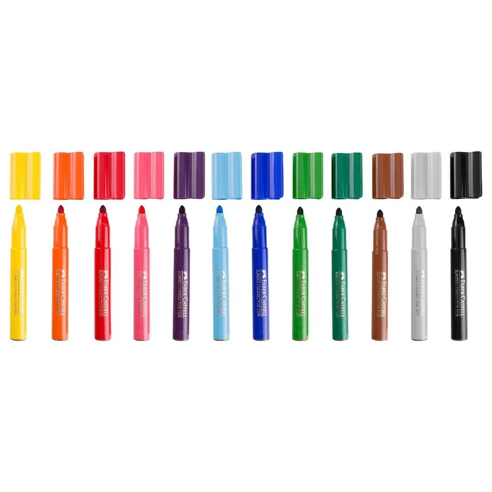 2 Faber-Castell Jumbo Connector Pens 12 Pack, 2 of 5
