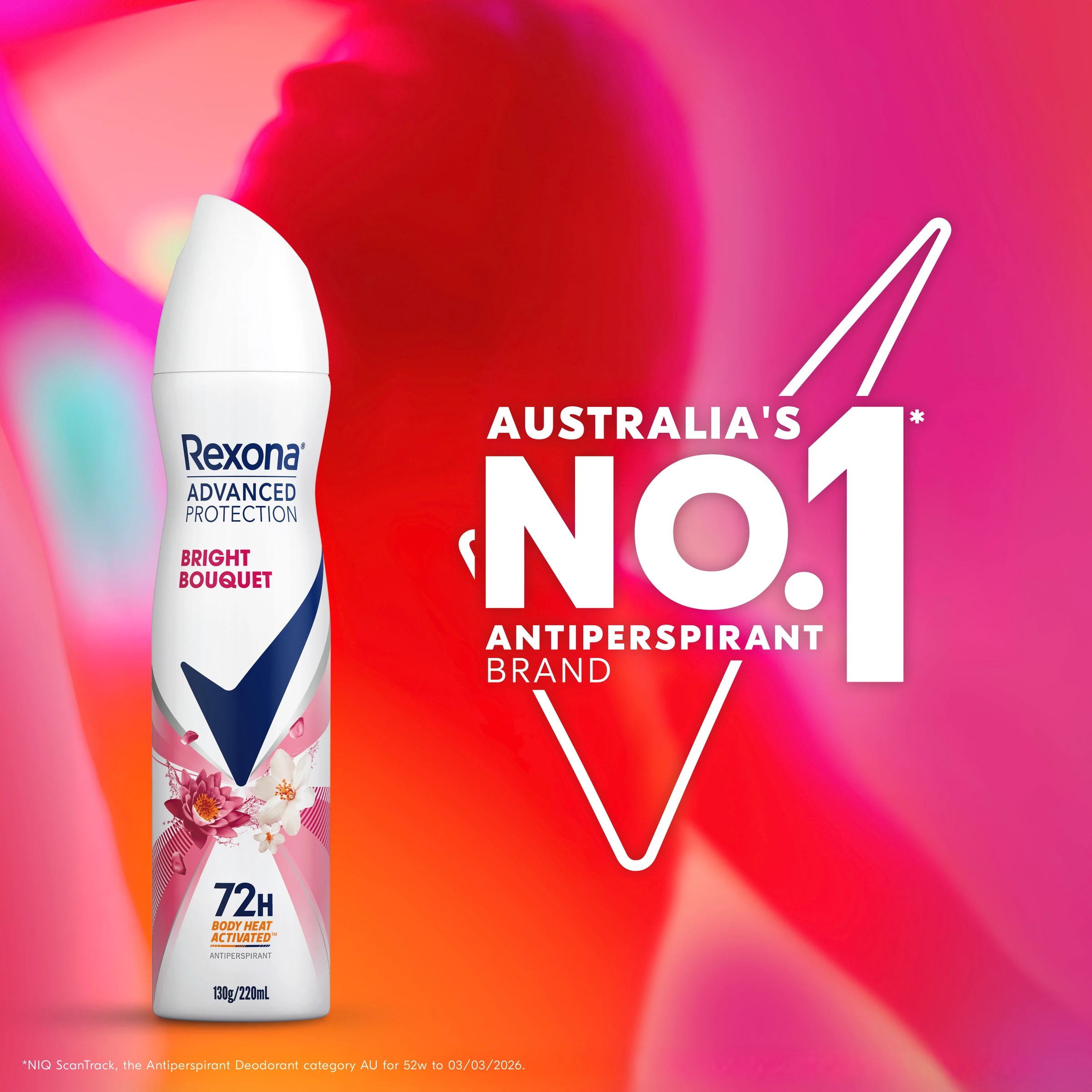 6 Rexona Advanced Protection Bright Bouquet Antiperspirant 220ml, 6 of 6