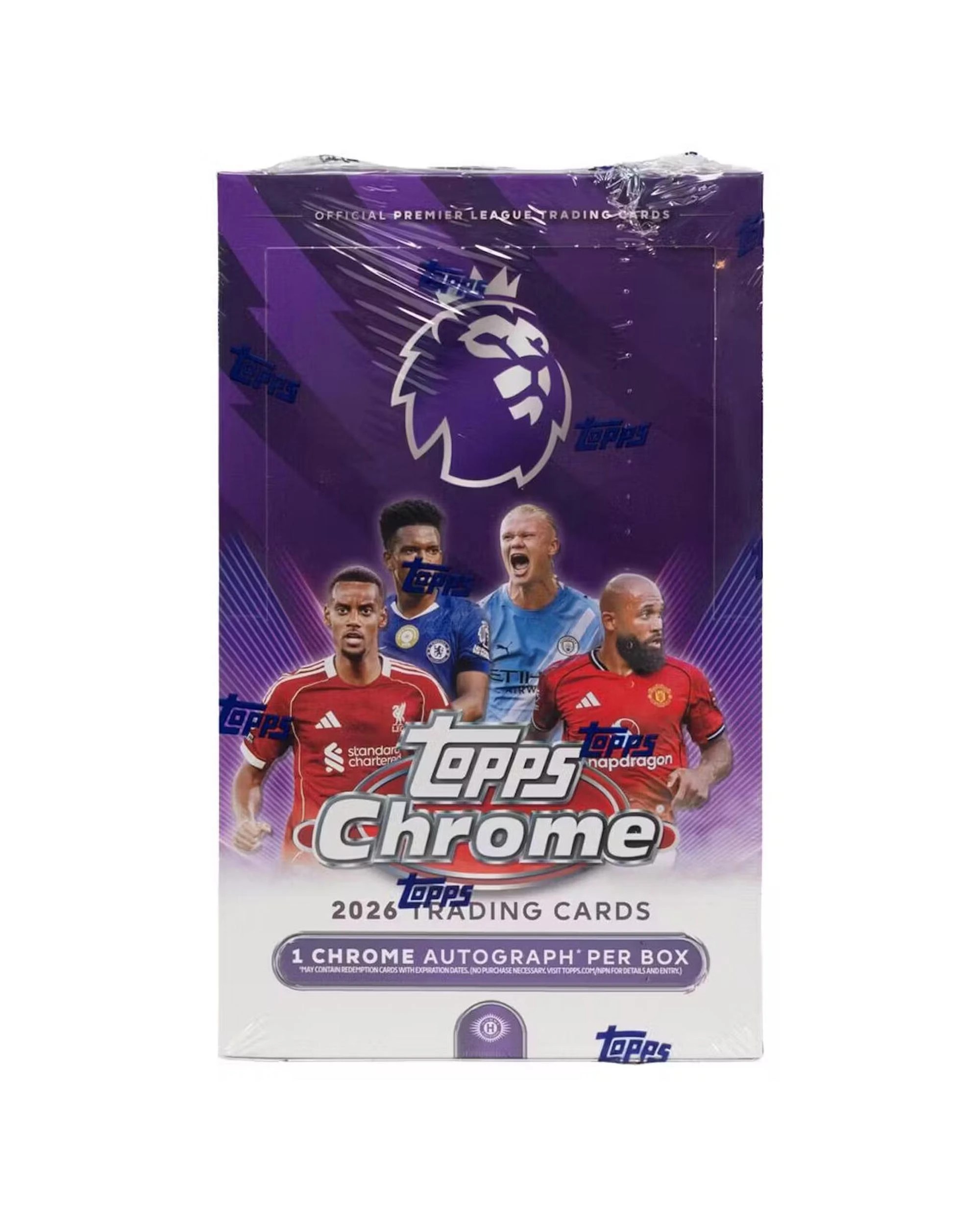 1 Topps 2026 Chrome Premier League Soccer Hobby Box, 1 of 10