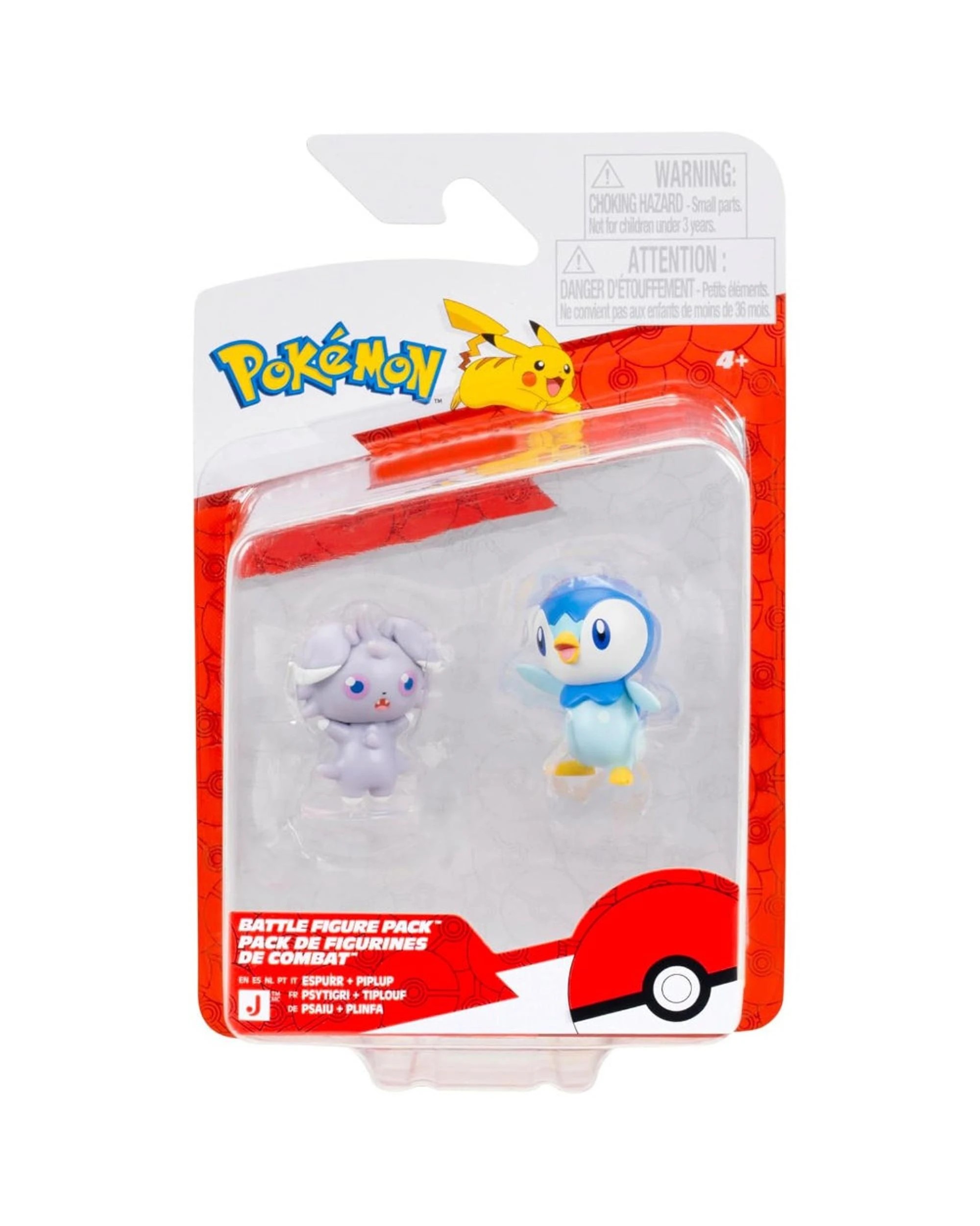 1 Pokemon Battle Figure Pack Espurr + Piplup, 1 of 7