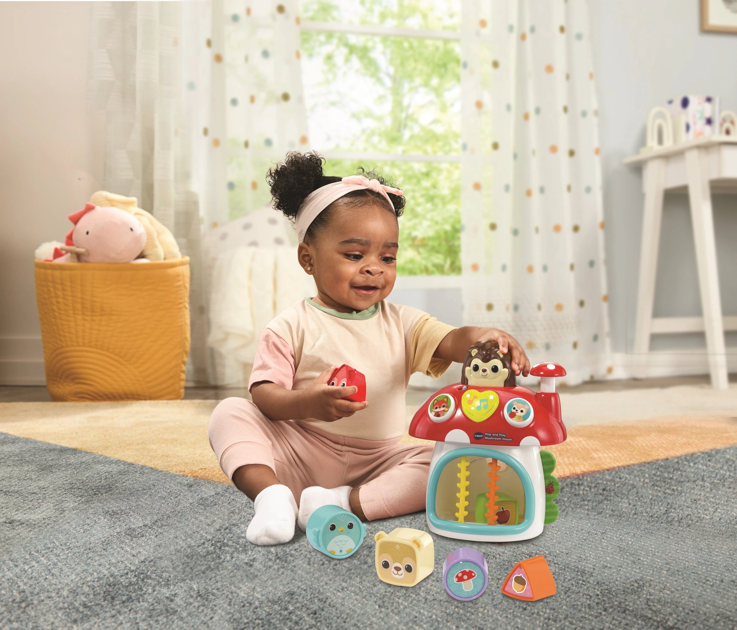 4 VTech Baby Pop and Play Mushroom House, 4 of 4