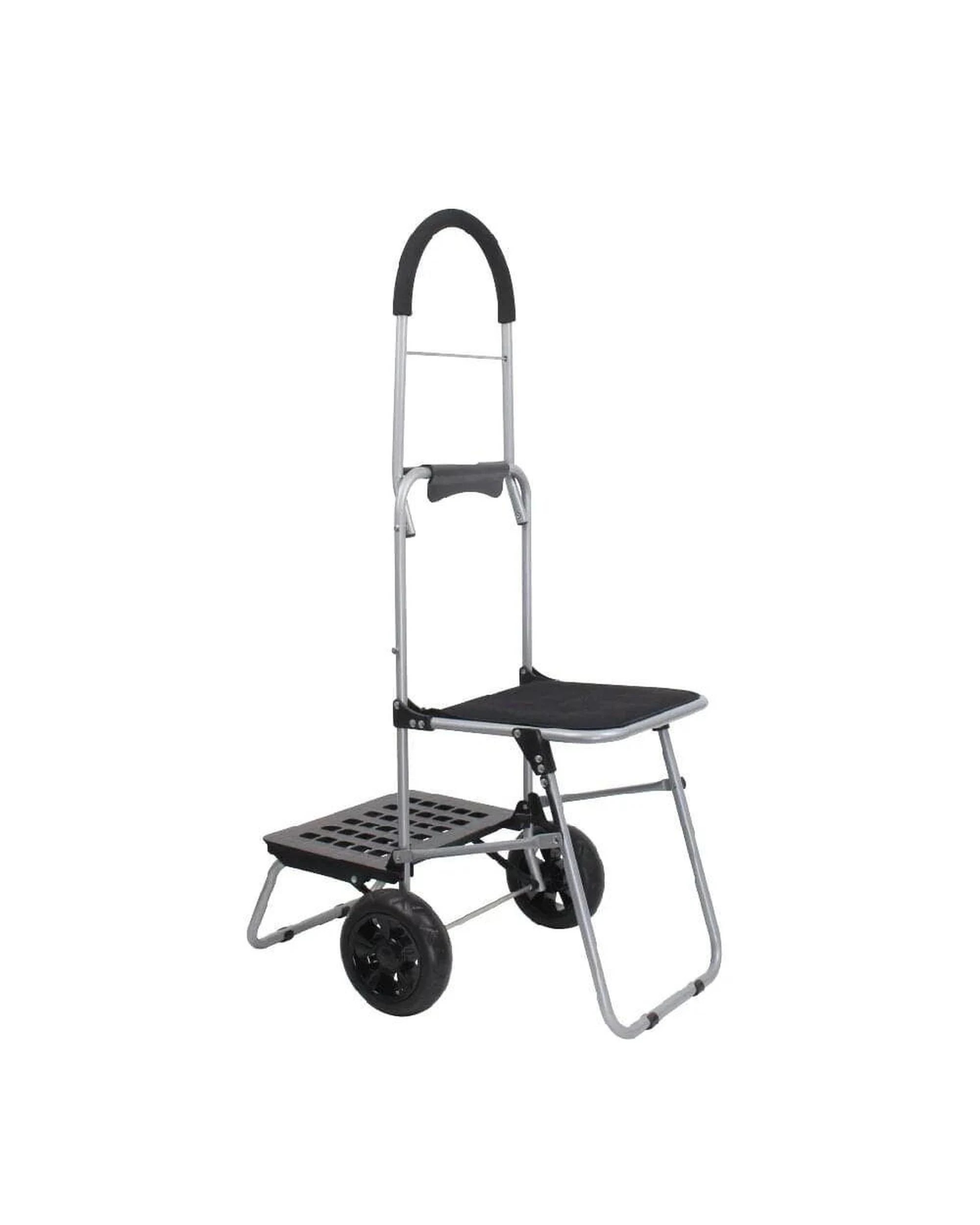 4 White Magic Handy Trolley 3in1 With Seat 40L  Black, 4 of 6