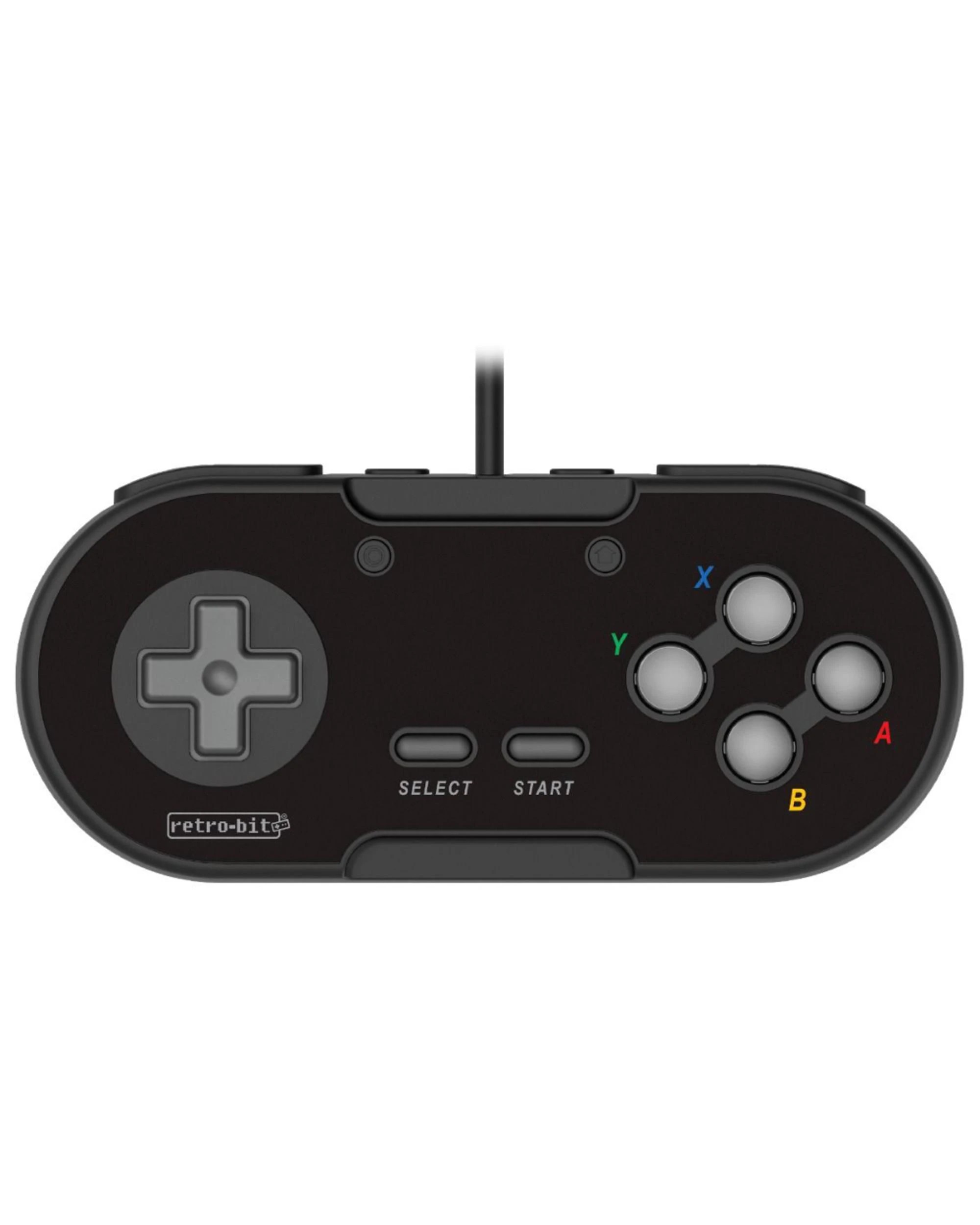 2 Retro-Bit Legacy16 SNES Wired Controller for Nintendo Switch - Onyx Black - Black, 2 of 5