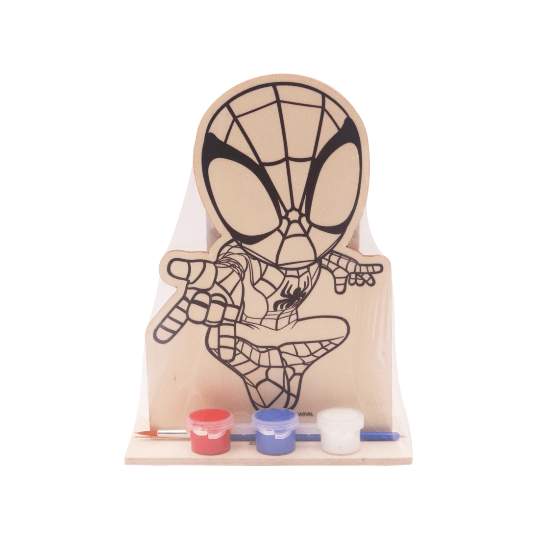 1 Spidey And His Amazing Friends Paint Your Own Wooden Character - Assorted*
 - Natural, 1 of 3