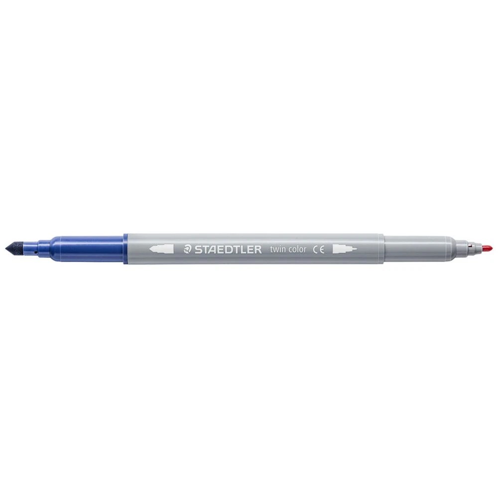 6 Staedtler Twin Tips Fibre Tip Pens 10 Pack, 6 of 10