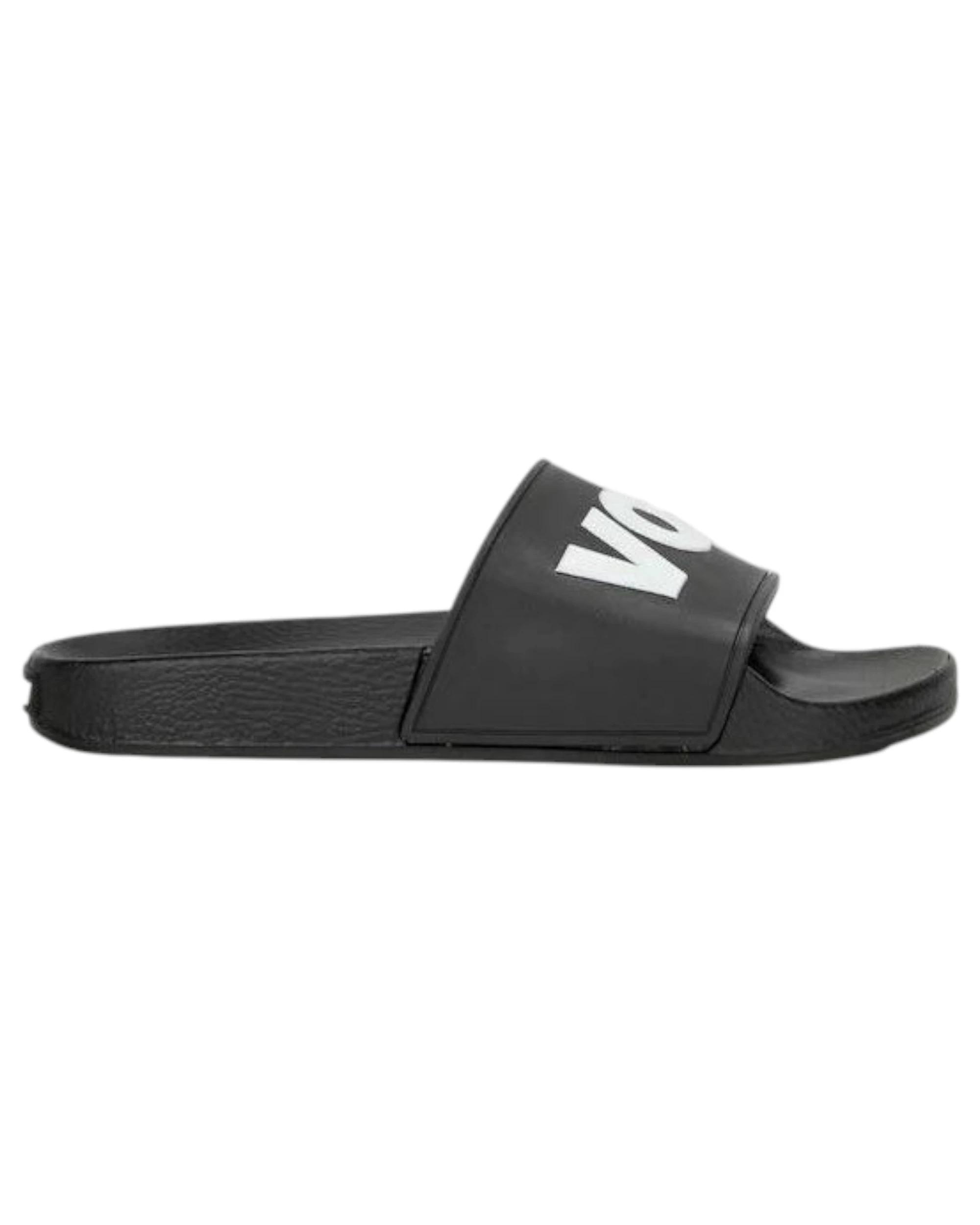 1 Volley Pool Slides Mens Shoes Sandals Thongs BLACK/WHITE, 1 of 4