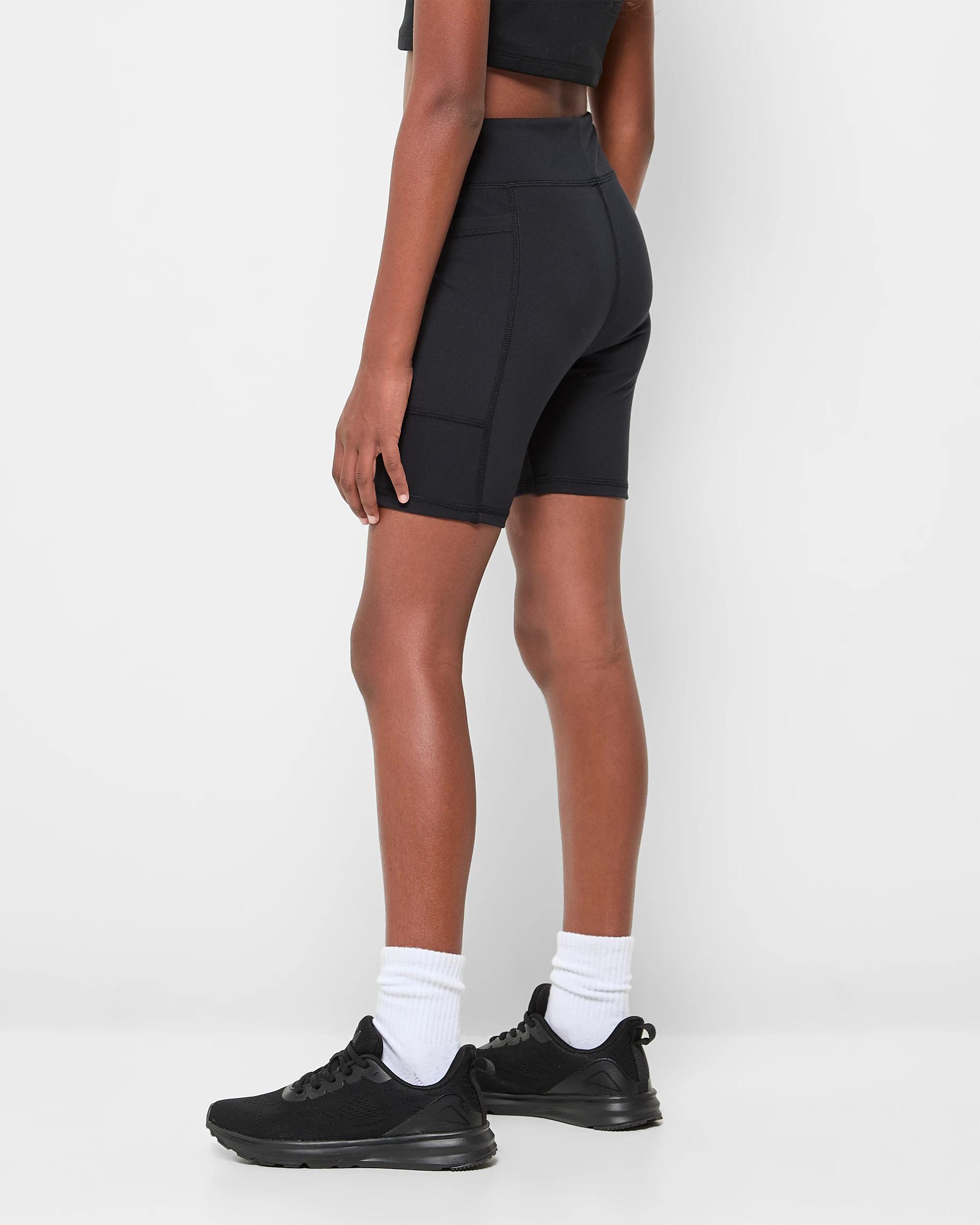 3 Target Kids Mid Short Bike Shorts BLACK, 3 of 5