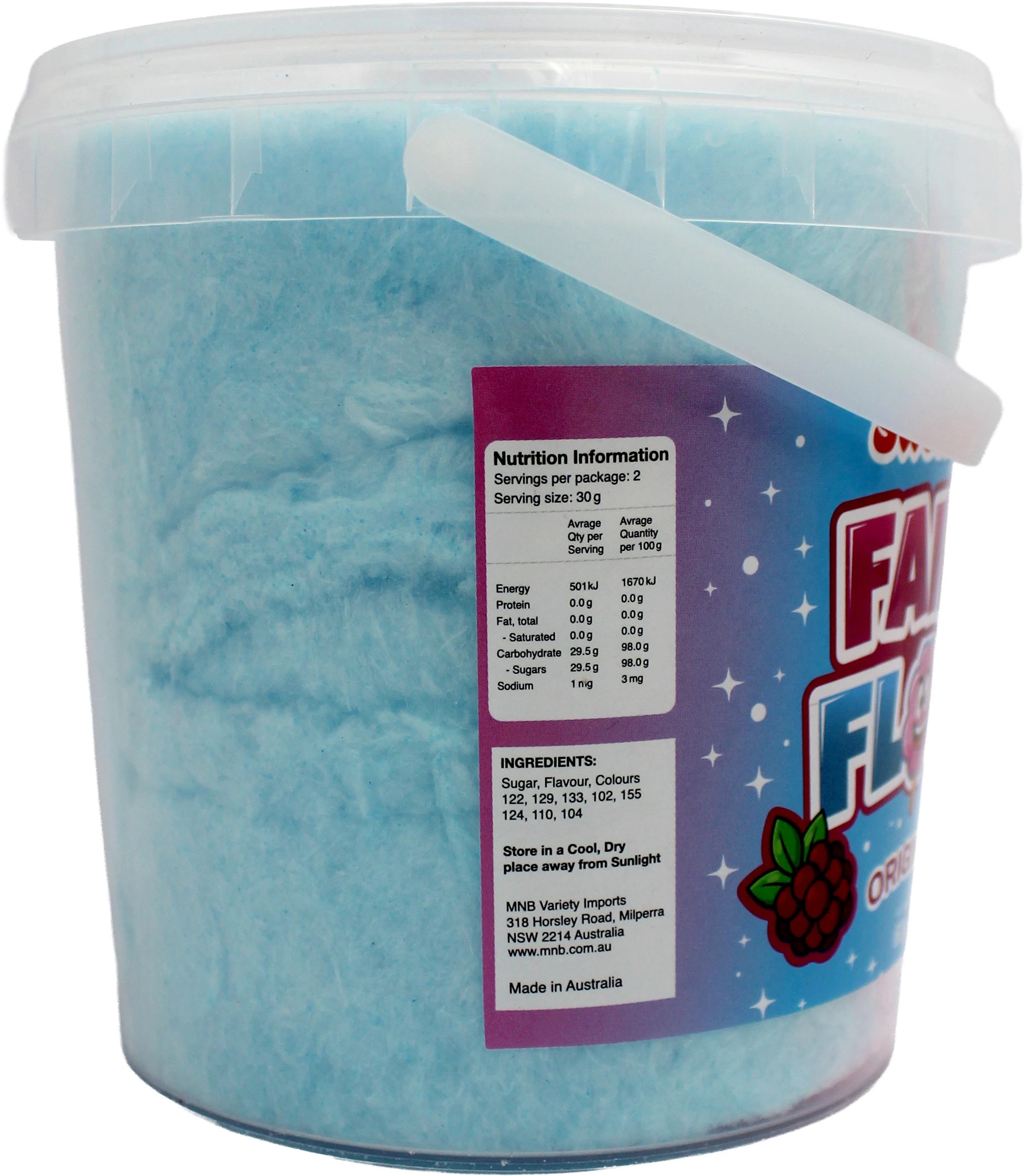 2 Fantasy Fairy Floss Original Tub 60g, 2 of 2
