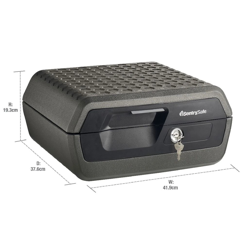 2 Sentry Safe 10.2L Fire & Water Resistant Chest Office Storage & Safety Accessories Safes Cash Boxes Fire Resistant Safes, 2 of 5