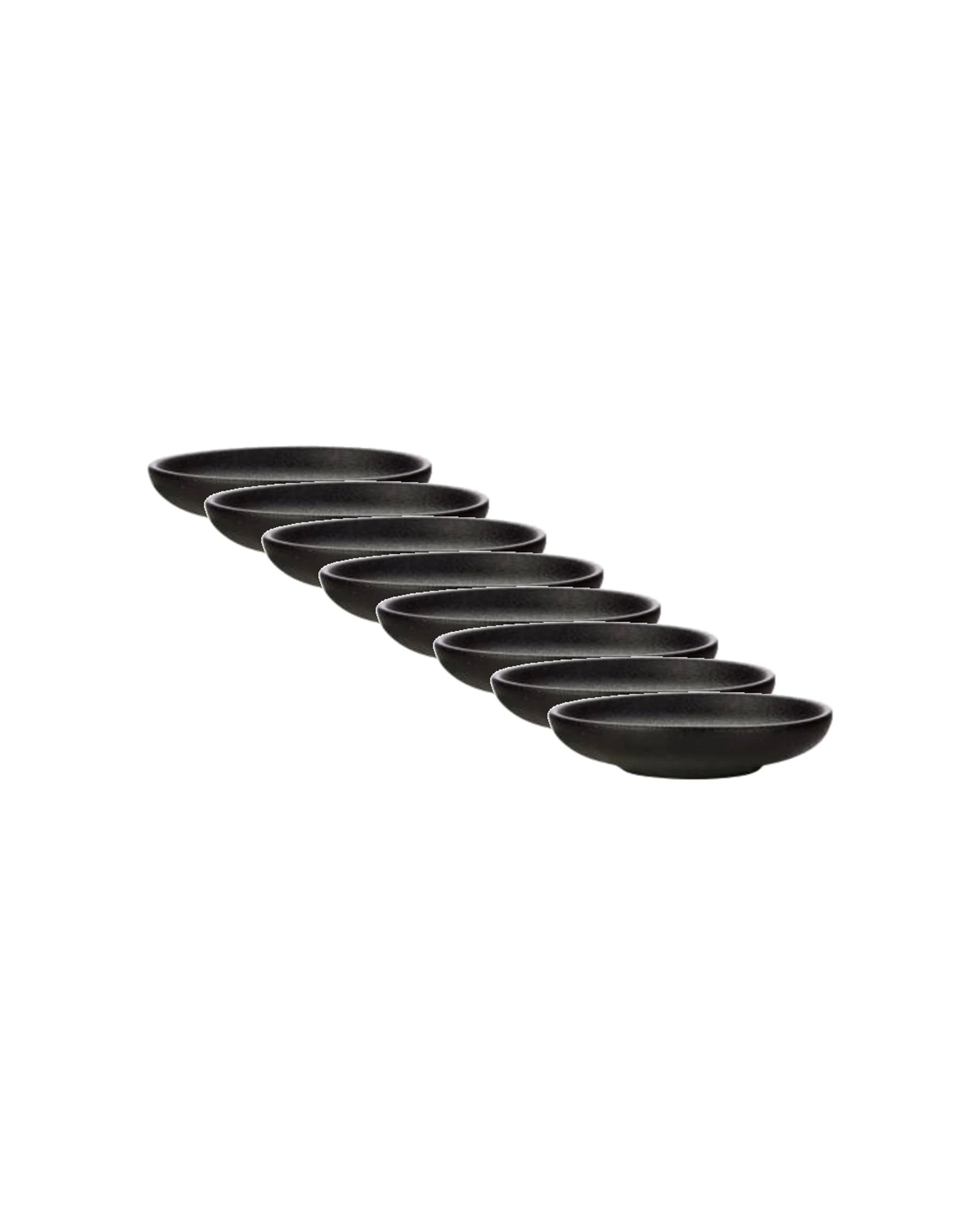1 Maxwell & Williams 8x Caviar 10cm Durable Porcelain Round Sauce Dish - Black, 1 of 3