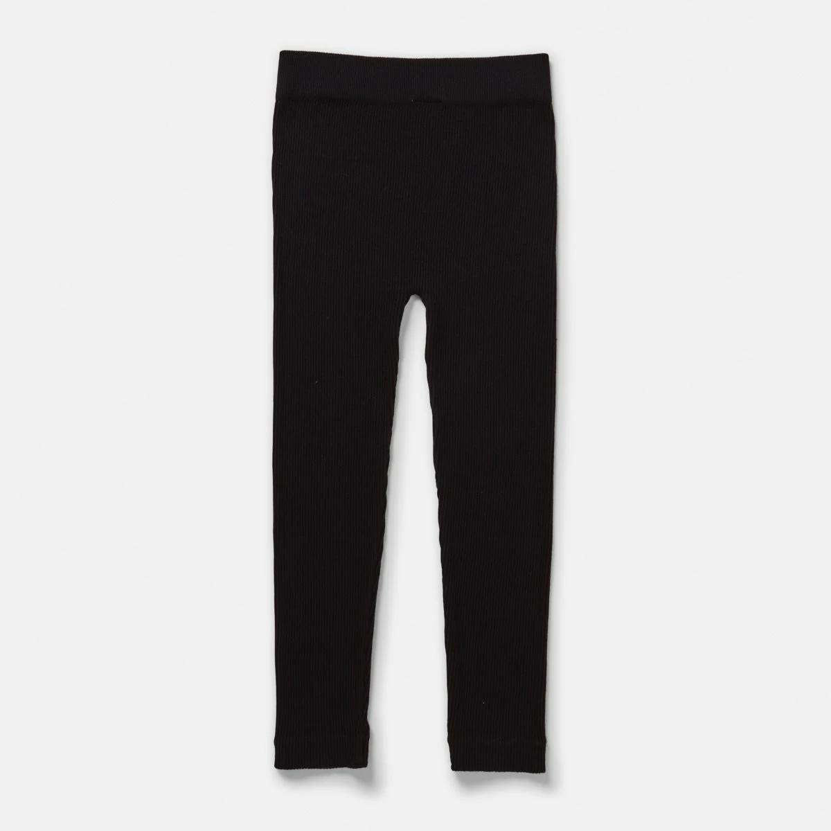 7 Rib Leggings Black, 7 of 7
