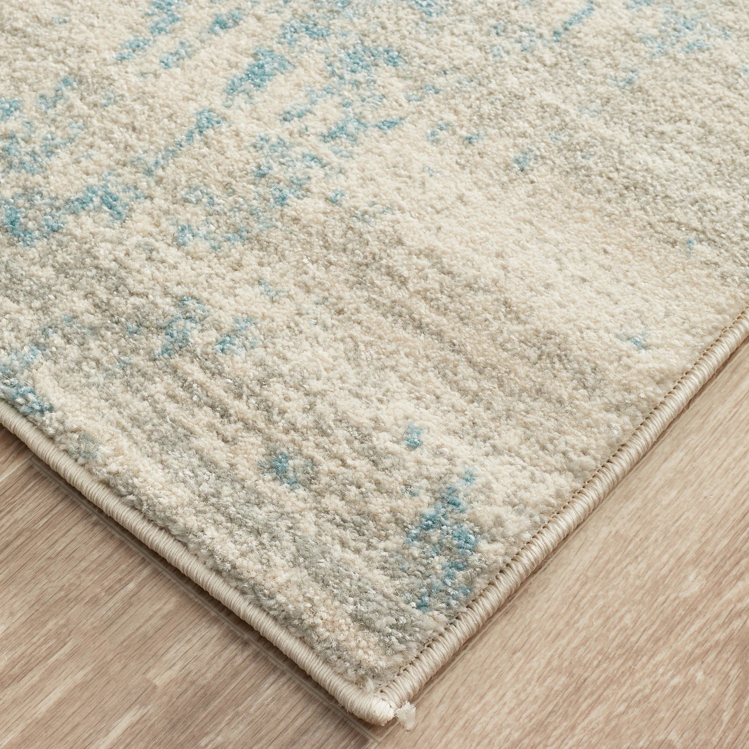 3 Common Ground Rugs Encore 253 400x80cm - Large Runner Power Loomed Pet Friendly Rug - Blue, 3 of 7