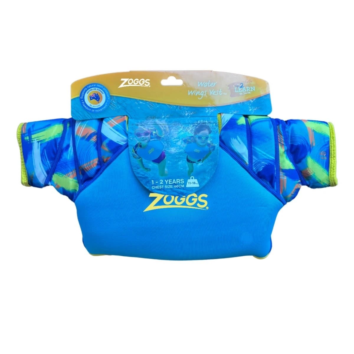1 Zoggs Water Wings Vest - Ages 1-2, 1 of 2