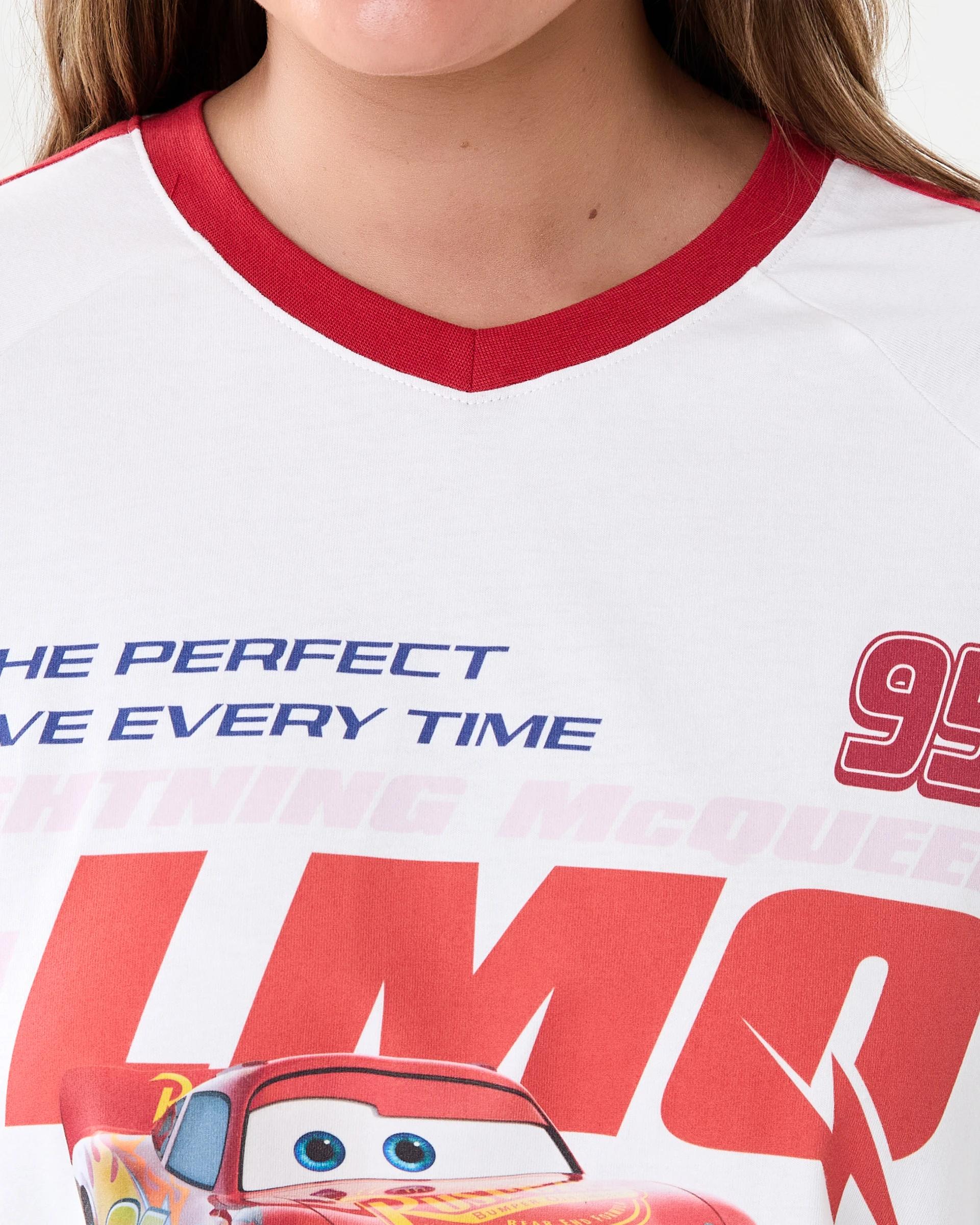 5 Cars License Long Sleeve Oversized T-shirt Carsls, 5 of 7