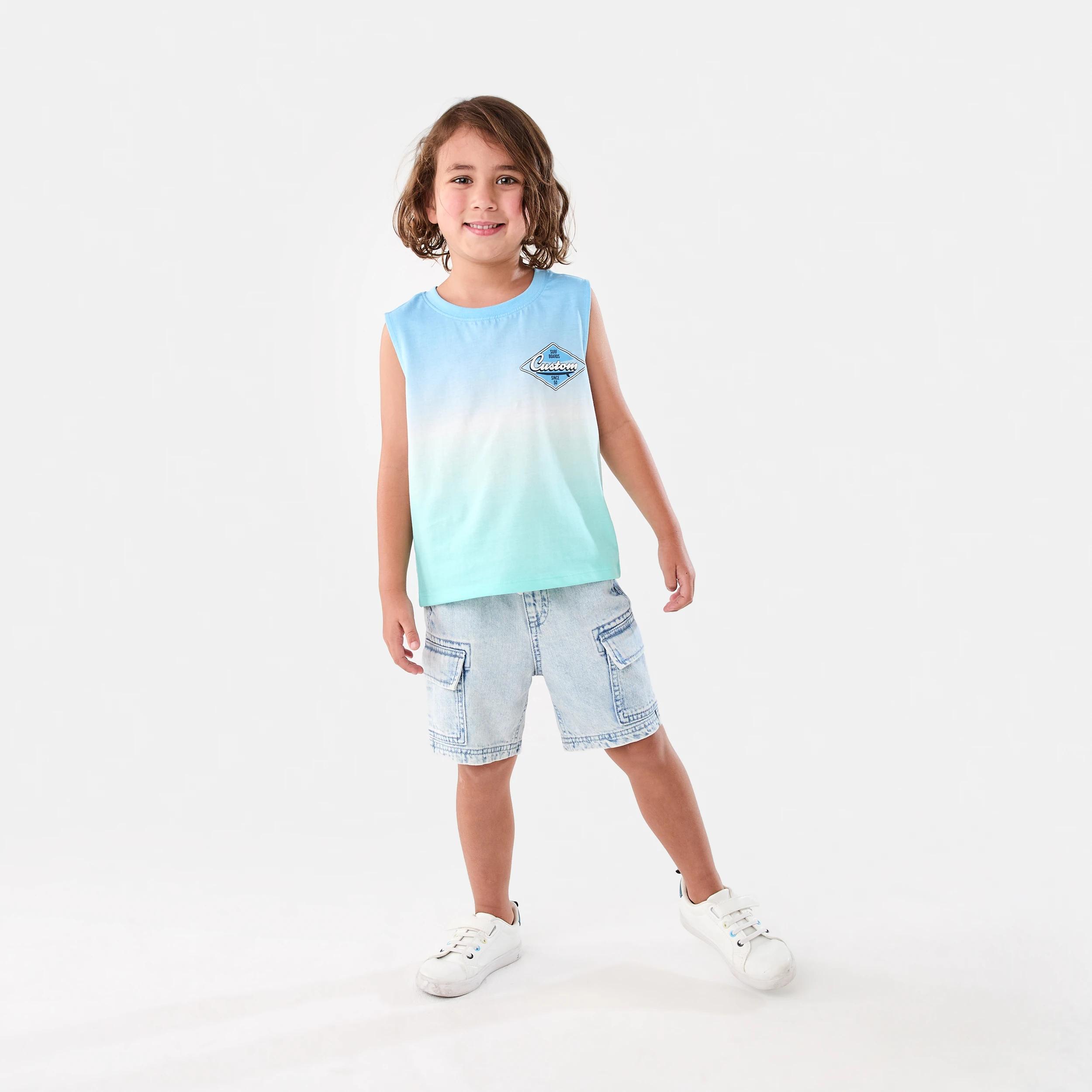 6 Oversized Print Tank Ombre Surf, 6 of 7