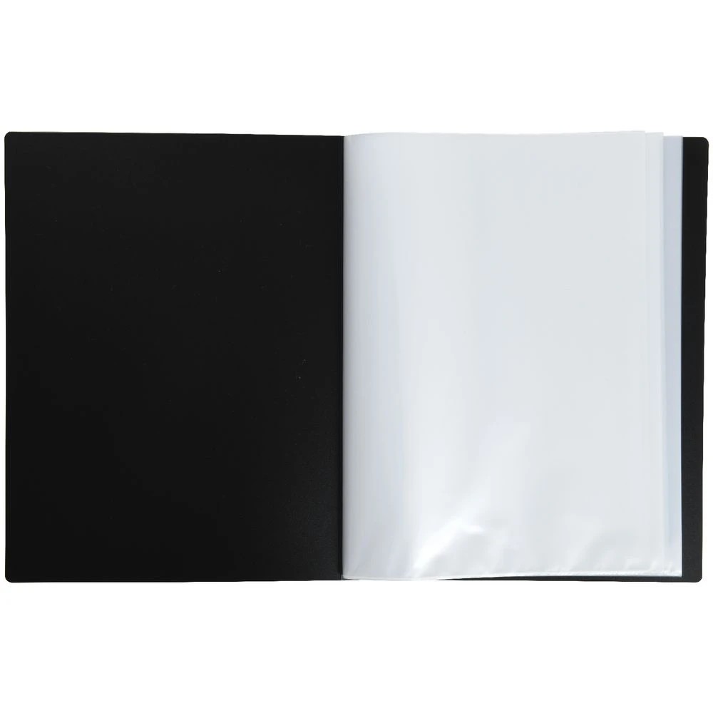 3 Aqua Drops A4 Display Book 20 Pocket Fixed Black, 3 of 5