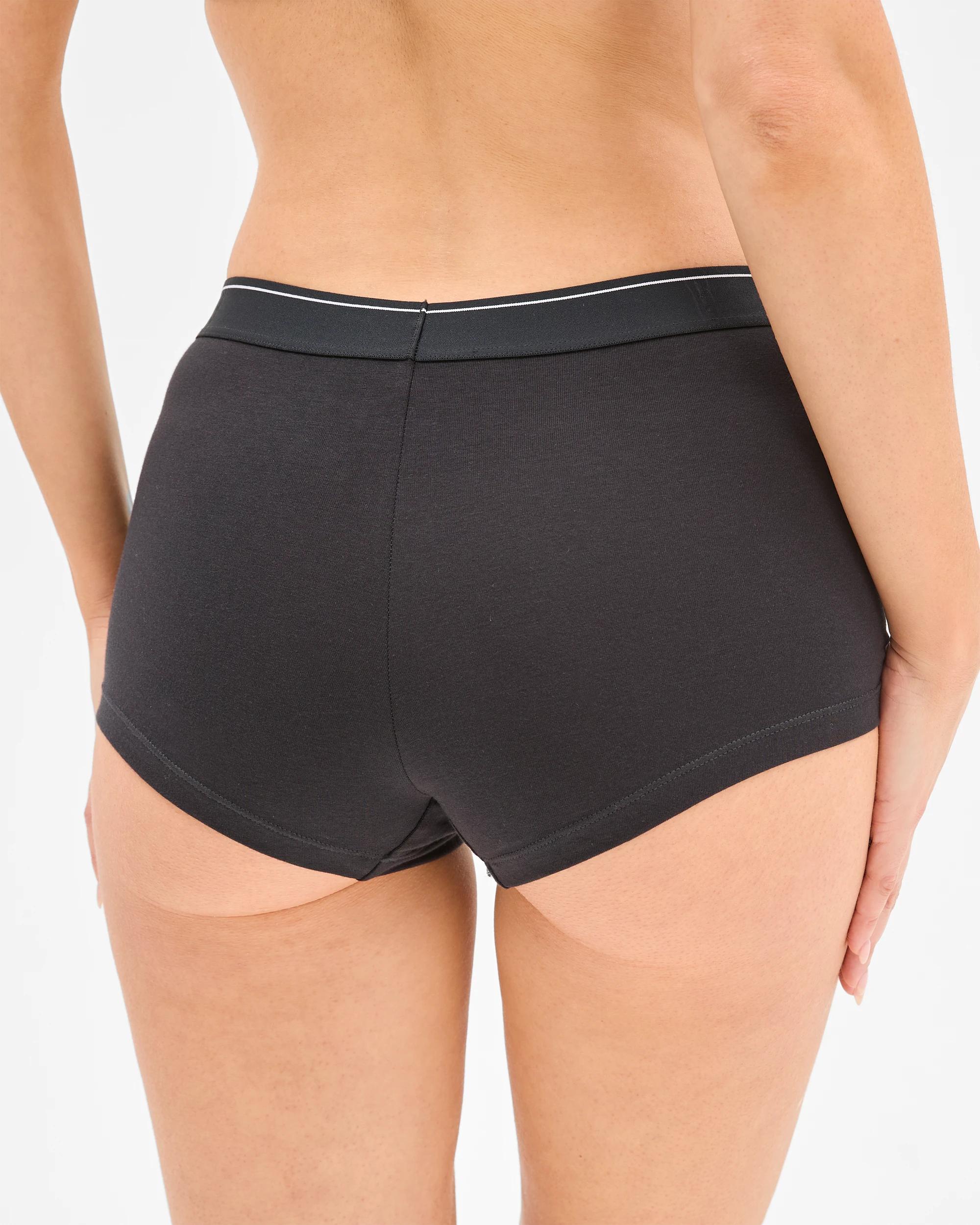 3 Womens Original Heritage Shortie - Bonds BLACK, 3 of 3