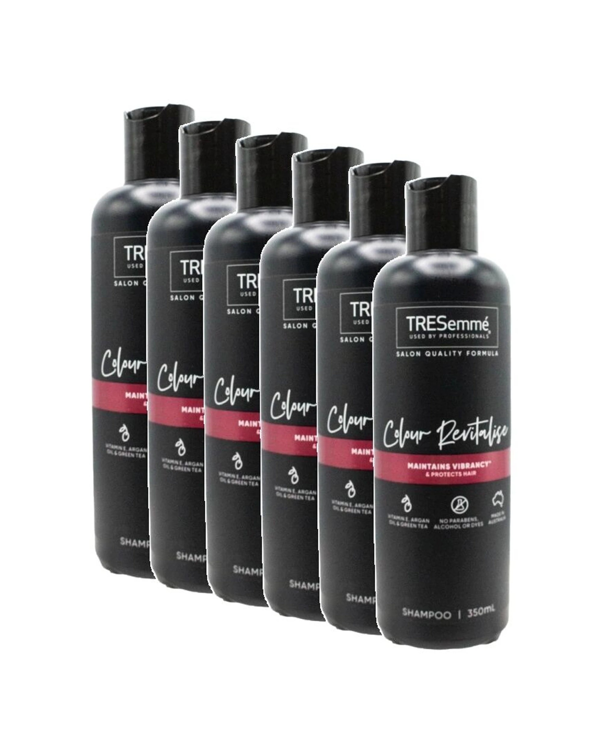1 TRESemme 6PK Hair Shampoo Colour Revitalise Argan Oil Tea 350ml - Black, 1 of 4