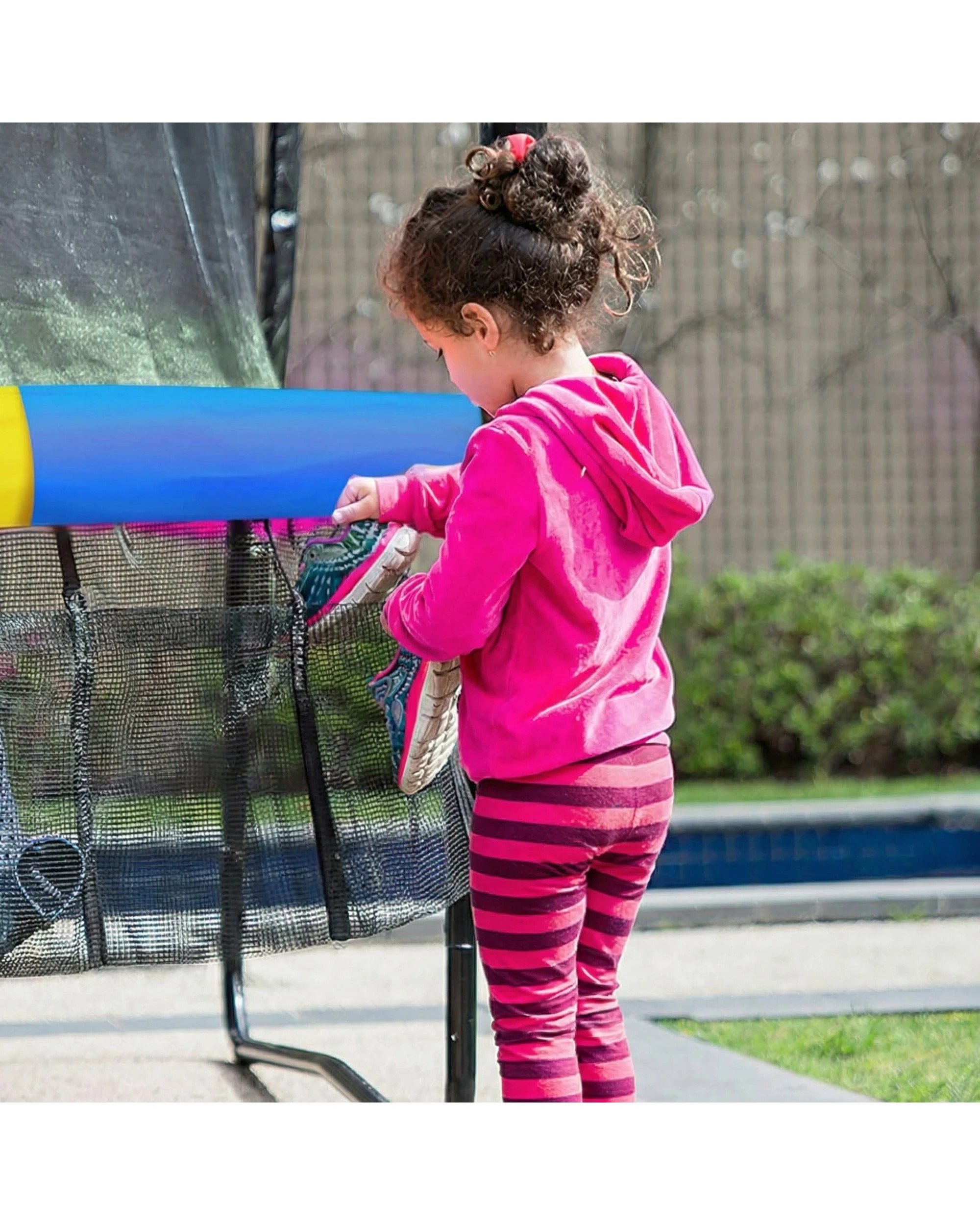 5 Kahuna Trampoline 10 ft with Roof - Pattern, 5 of 8