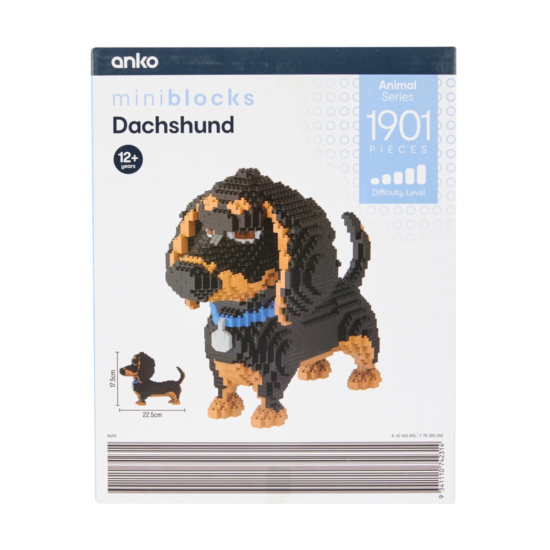 5 1901 Piece Mini Blocks Animal Series: Dachshund, 5 of 5