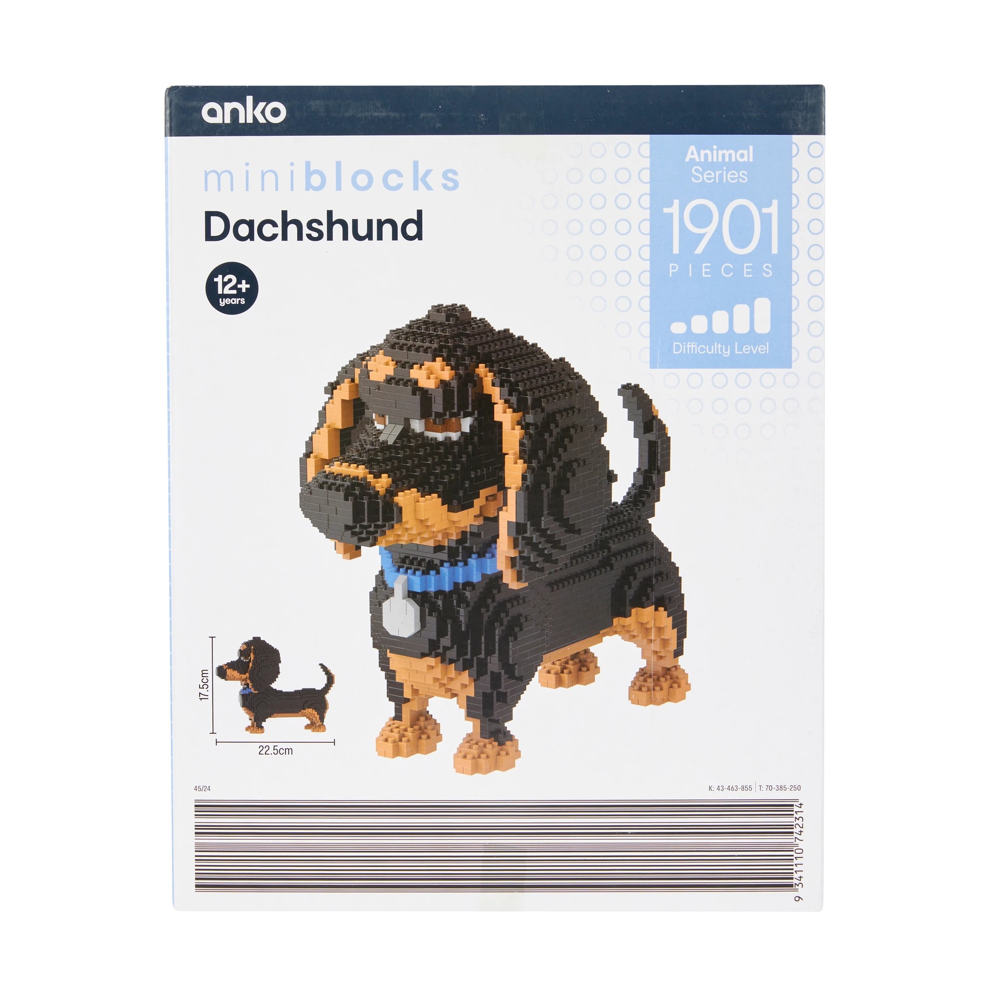 5 1901 Piece Mini Blocks Animal Series: Dachshund, 5 of 5