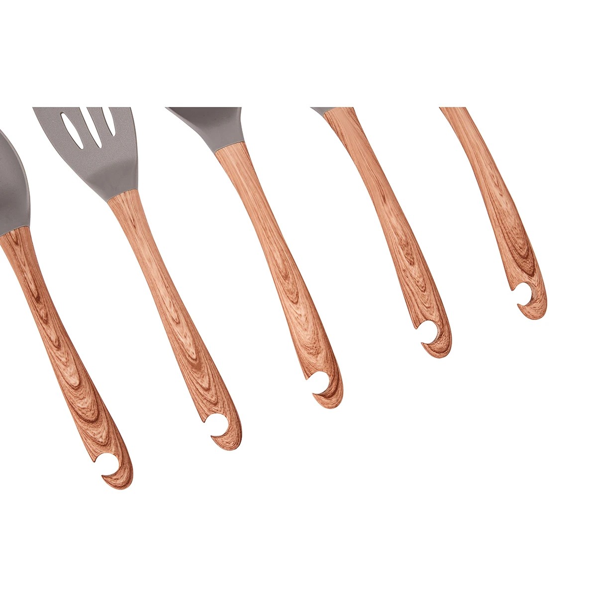 3 Wood Look Utensils Set, 3 of 5