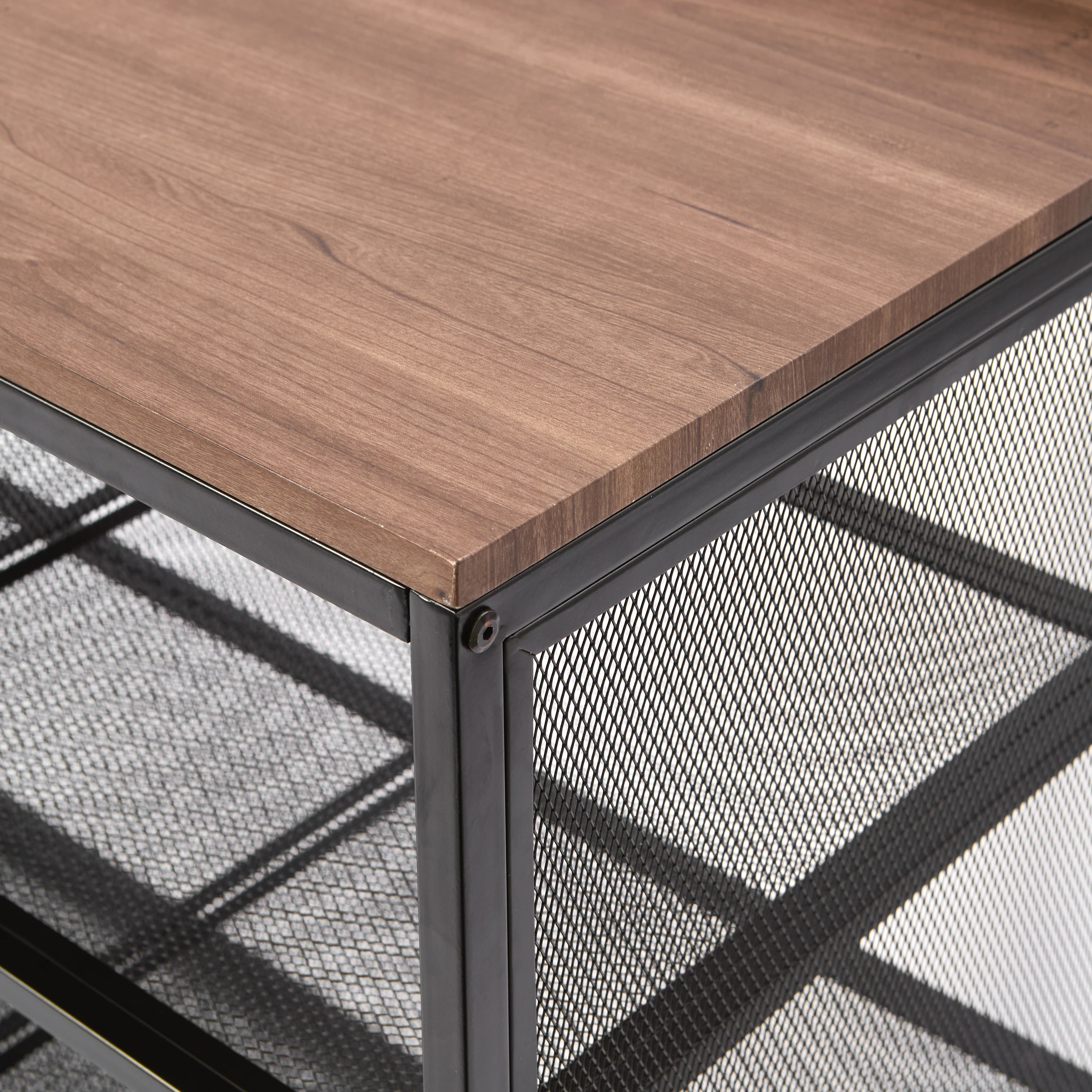 5 Metal and Walnut Look Shoe Rack, 5 of 7
