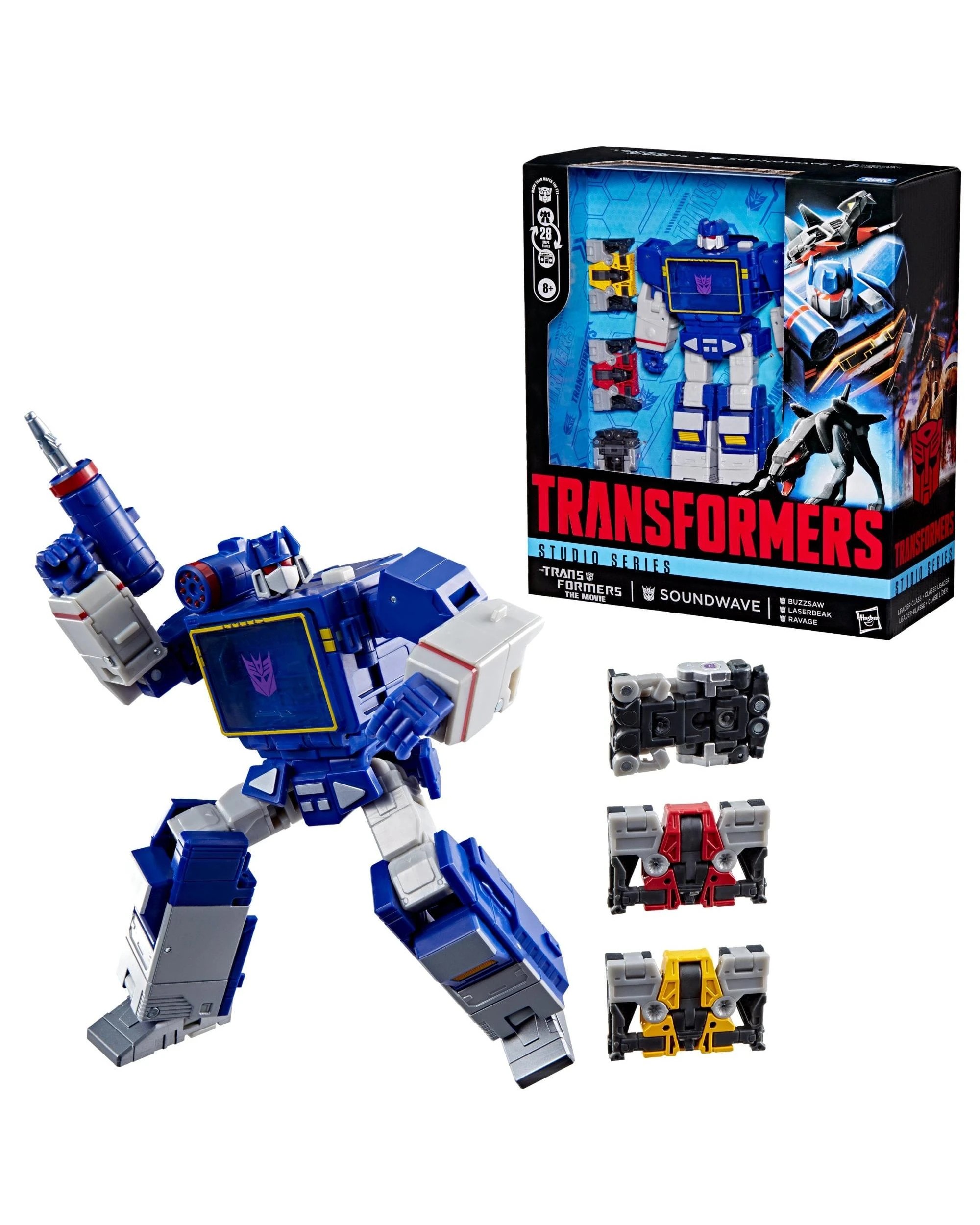 1 Transformers Studio Series The Transformers: The Movie Soundwave Leader Class Action Figure