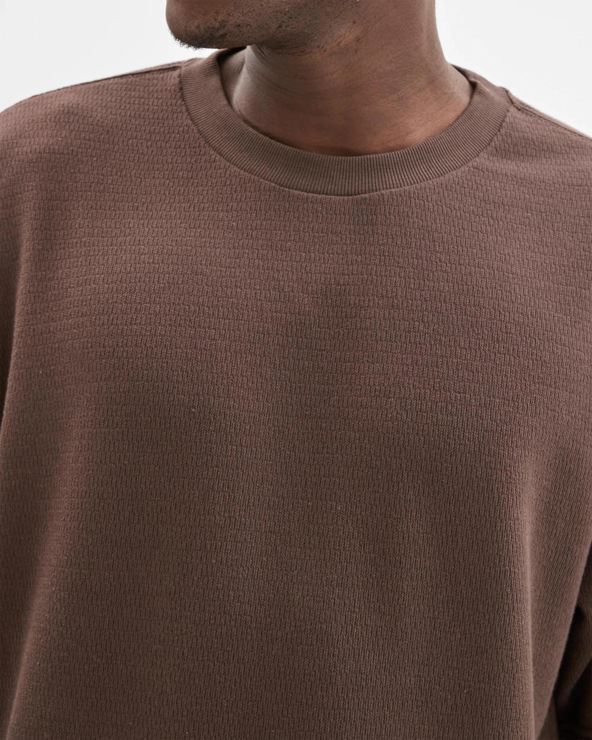 5 Commons Australian Cotton Heavyweight Oversized T-Shirt CHOCOLATE, 5 of 6