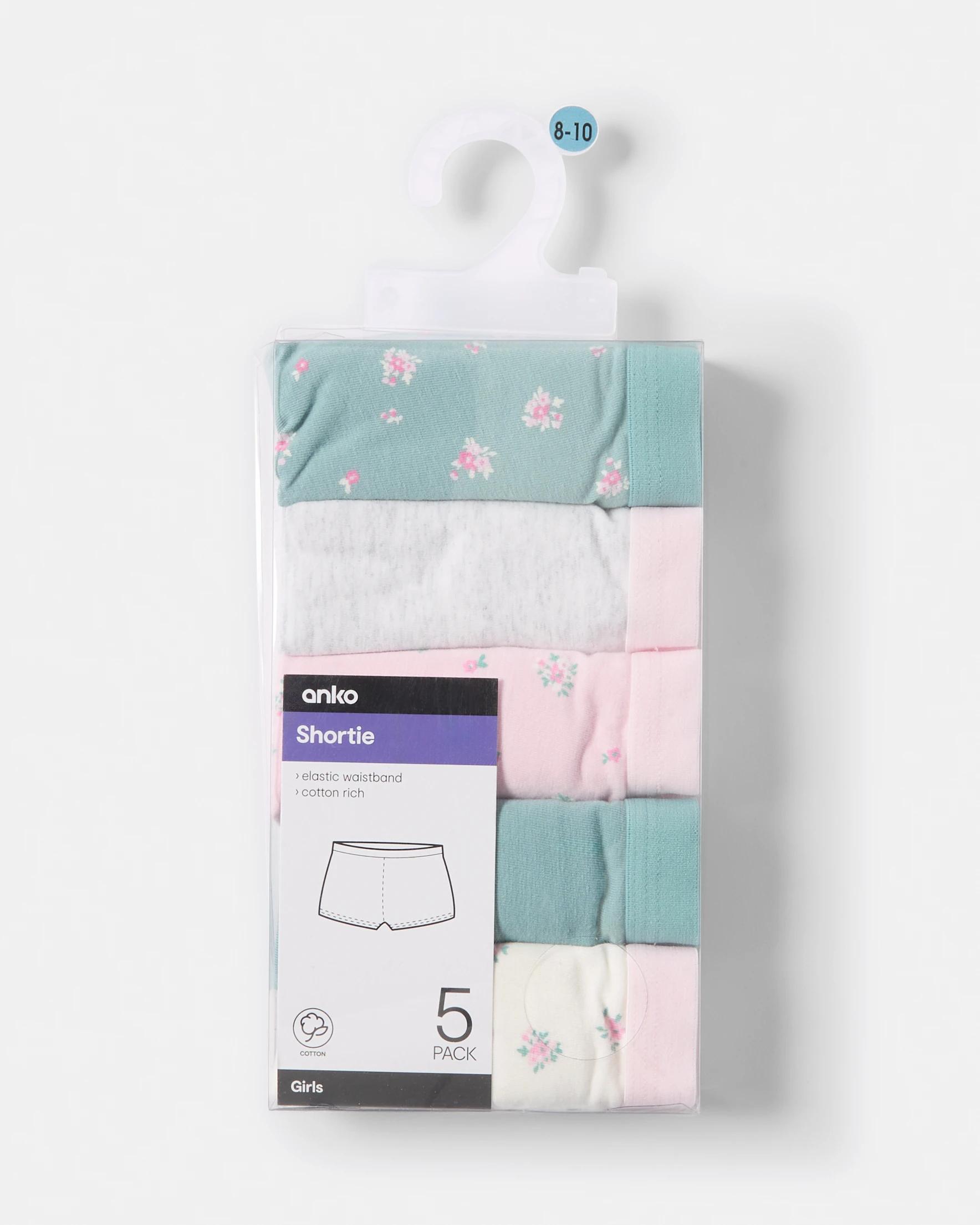 8 5 Pack Print Shorties TINY BLOOMS, 8 of 8