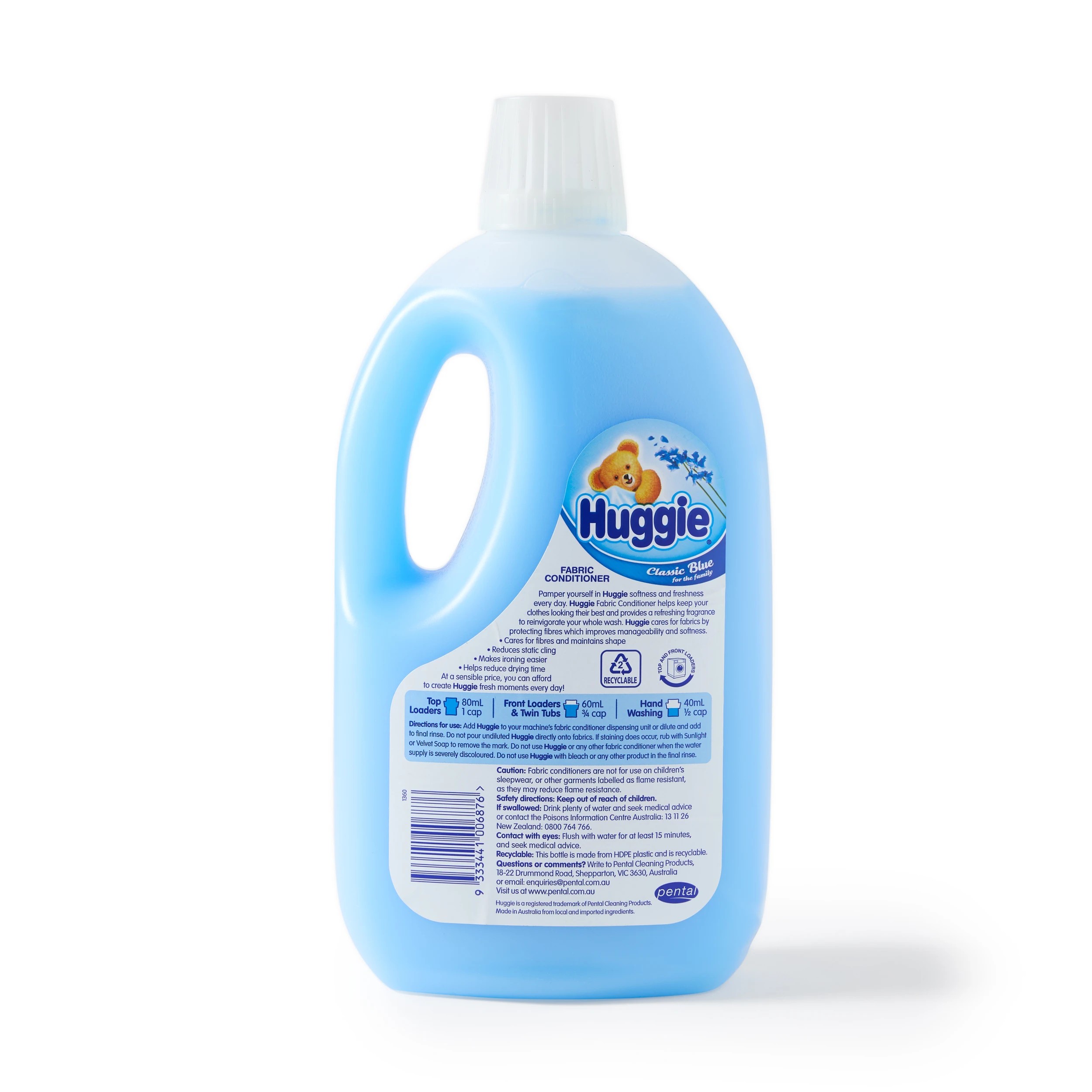 2 Huggie Classic Blue Fabric Conditioner 2L, 2 of 2
