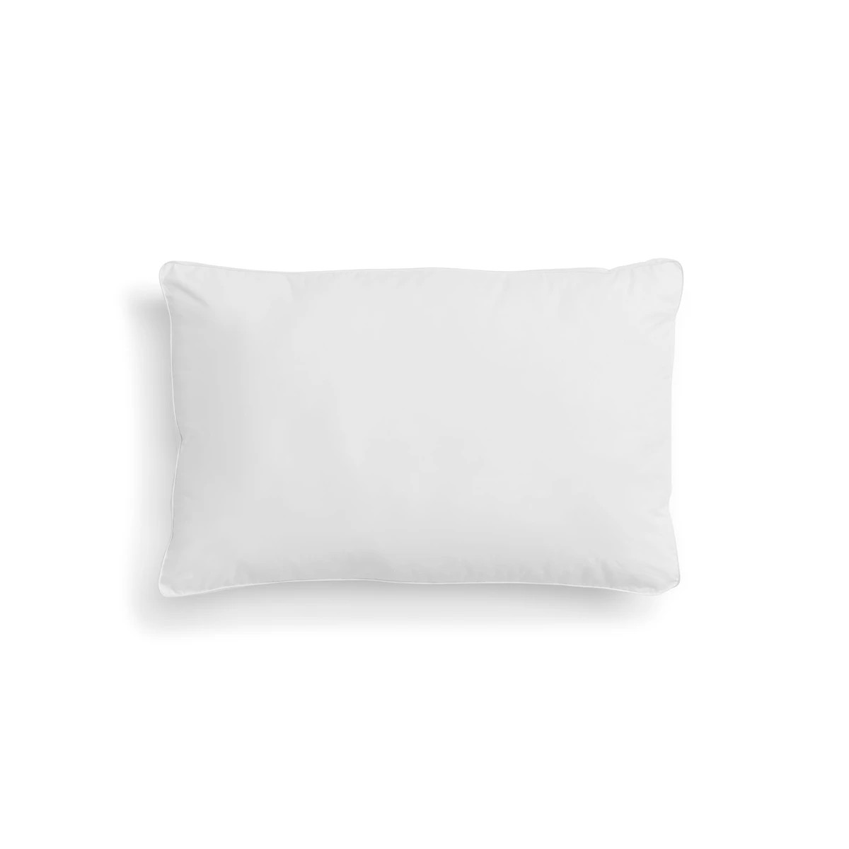2 Feels Like Down Gusseted Pillow - Medium Profile, White, 2 of 6