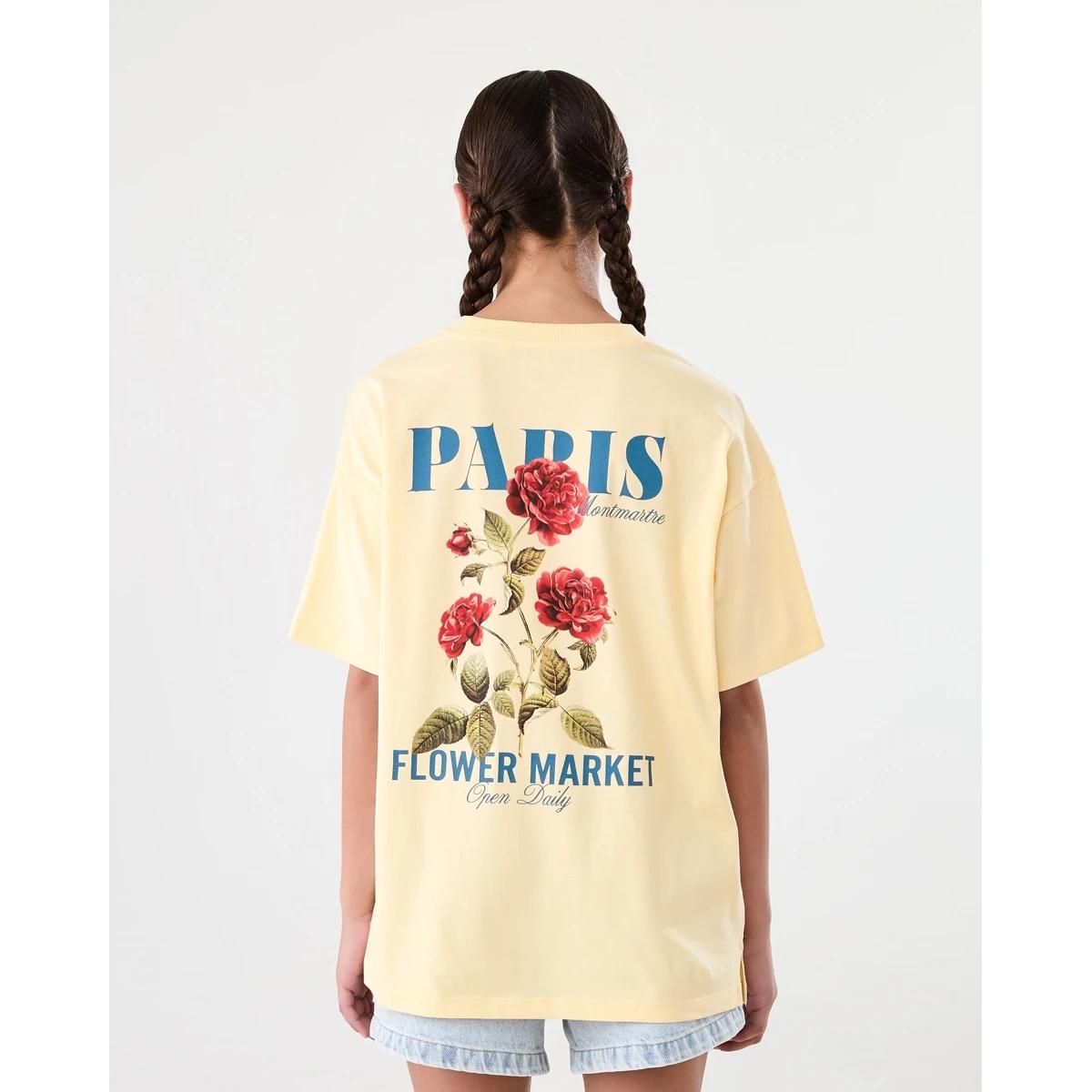 2 Oversized T-shirt Ylw Flower, 2 of 8