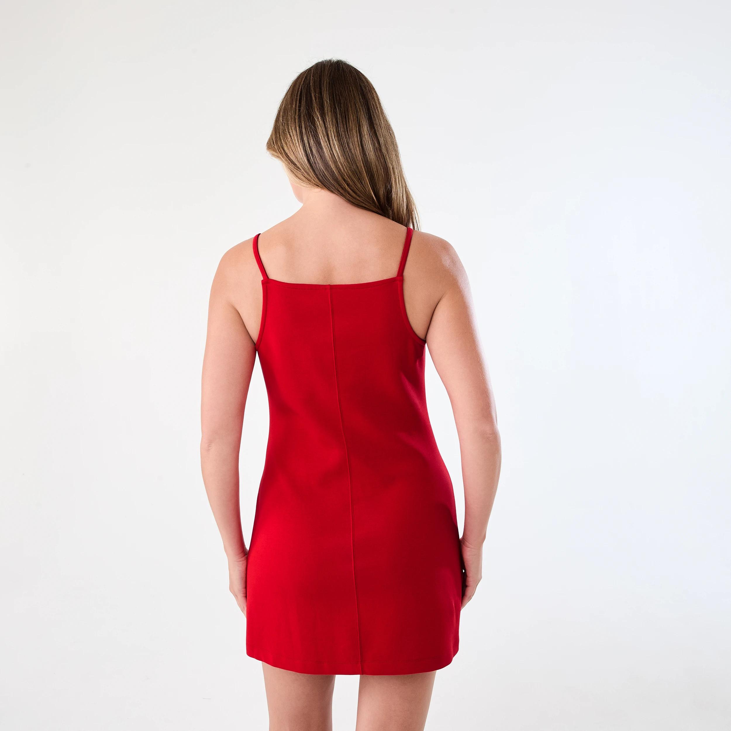 3 Sleeveless A-Line Mini Dress Strawberry, 3 of 7