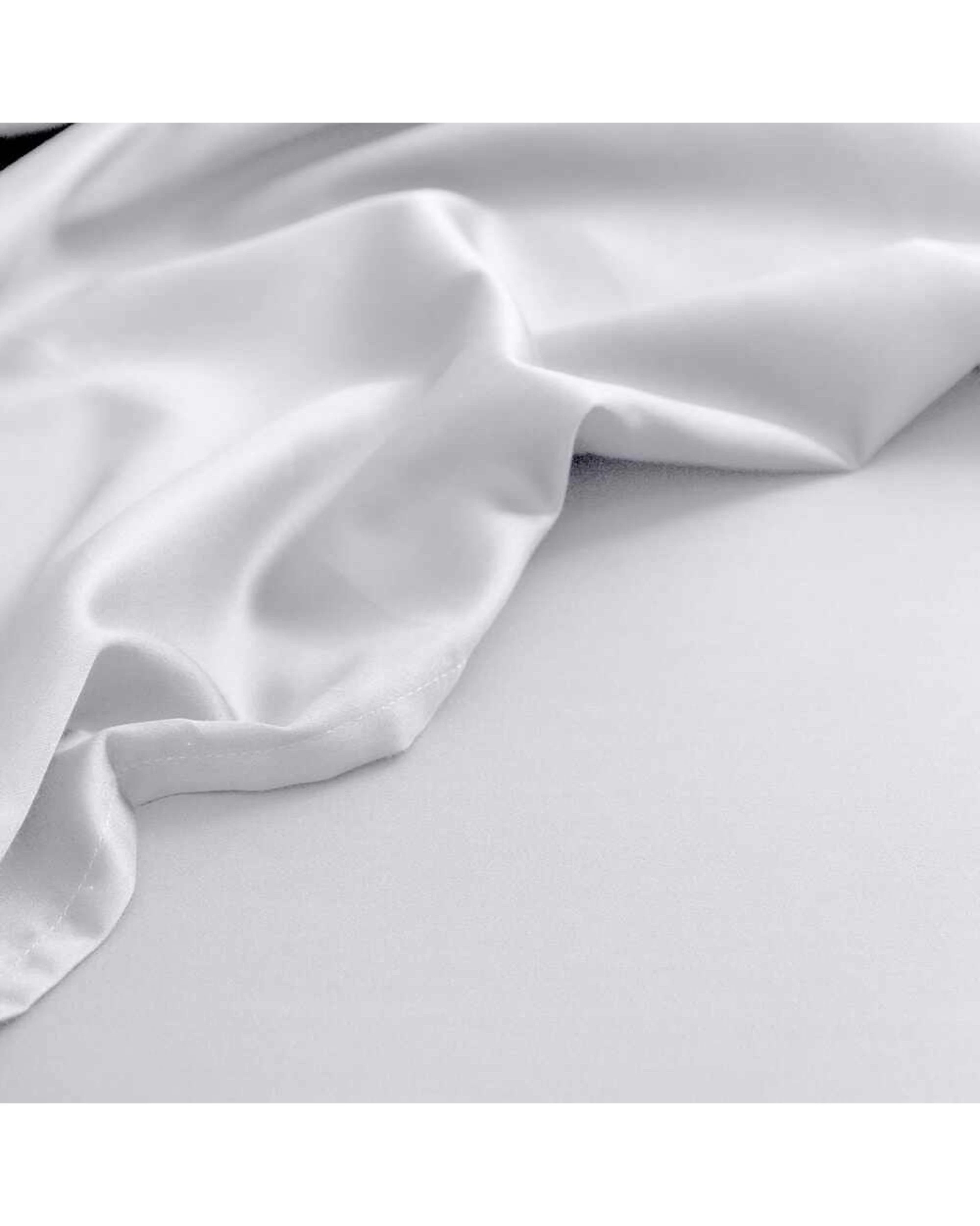 2 Canningvale Palazzo Royale 1000TC Cotton Polyester Fitted Sheet Set - King Bed - White, 2 of 3