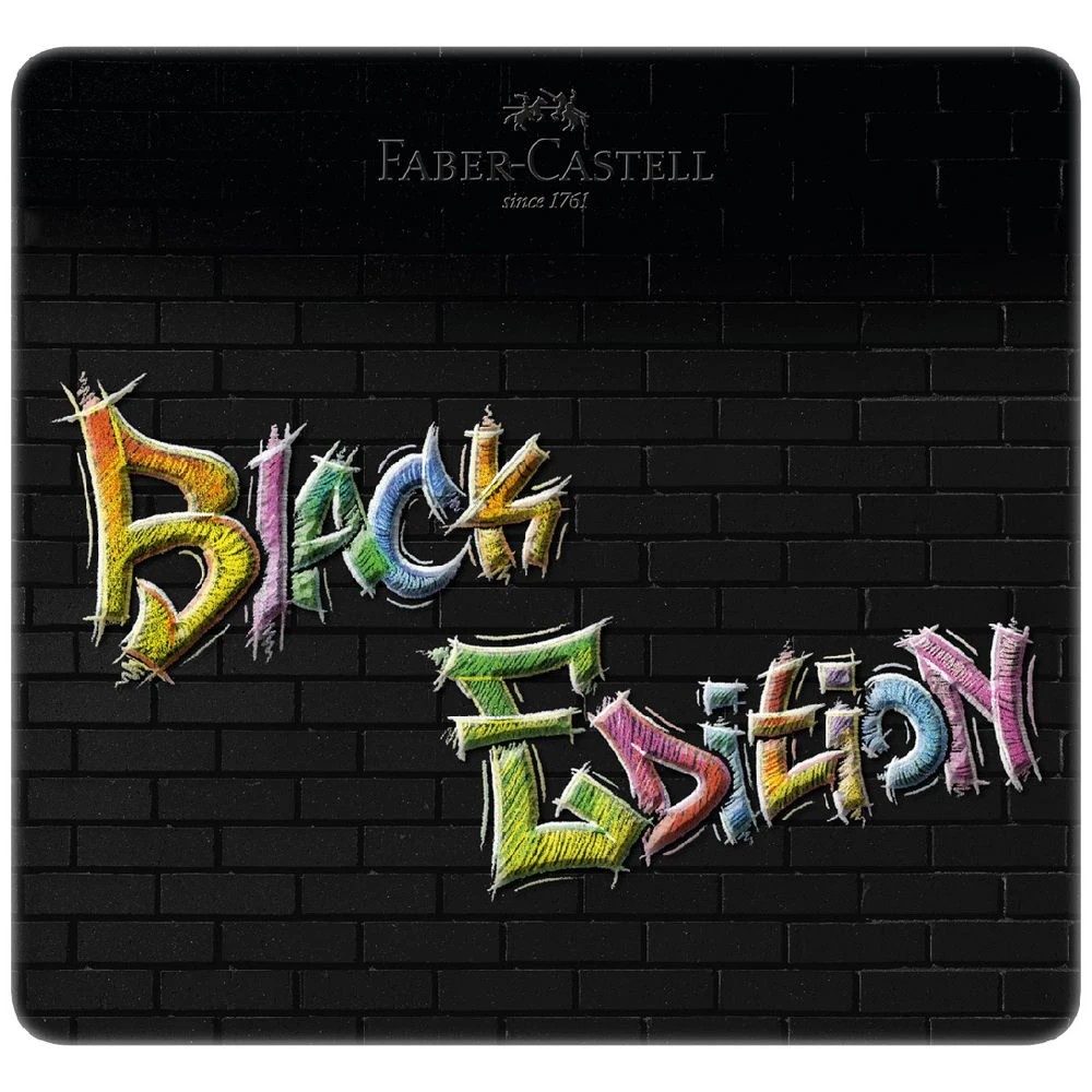 3 Faber-Castell Black Edition Pencil Tin Assorted 24 Pack, 3 of 4