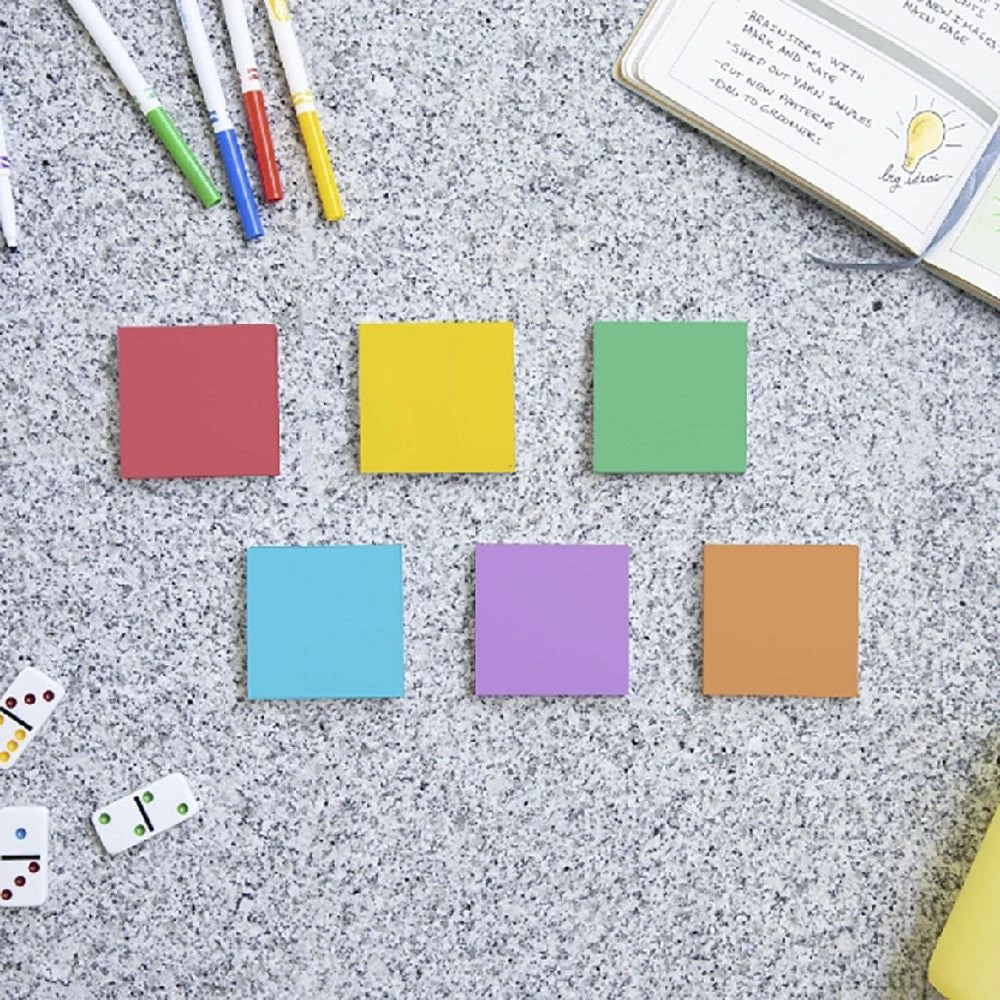 10 Post-it Super Sticky Notes 101x101mm Playful Primaries 6 Pack, 10 of 10