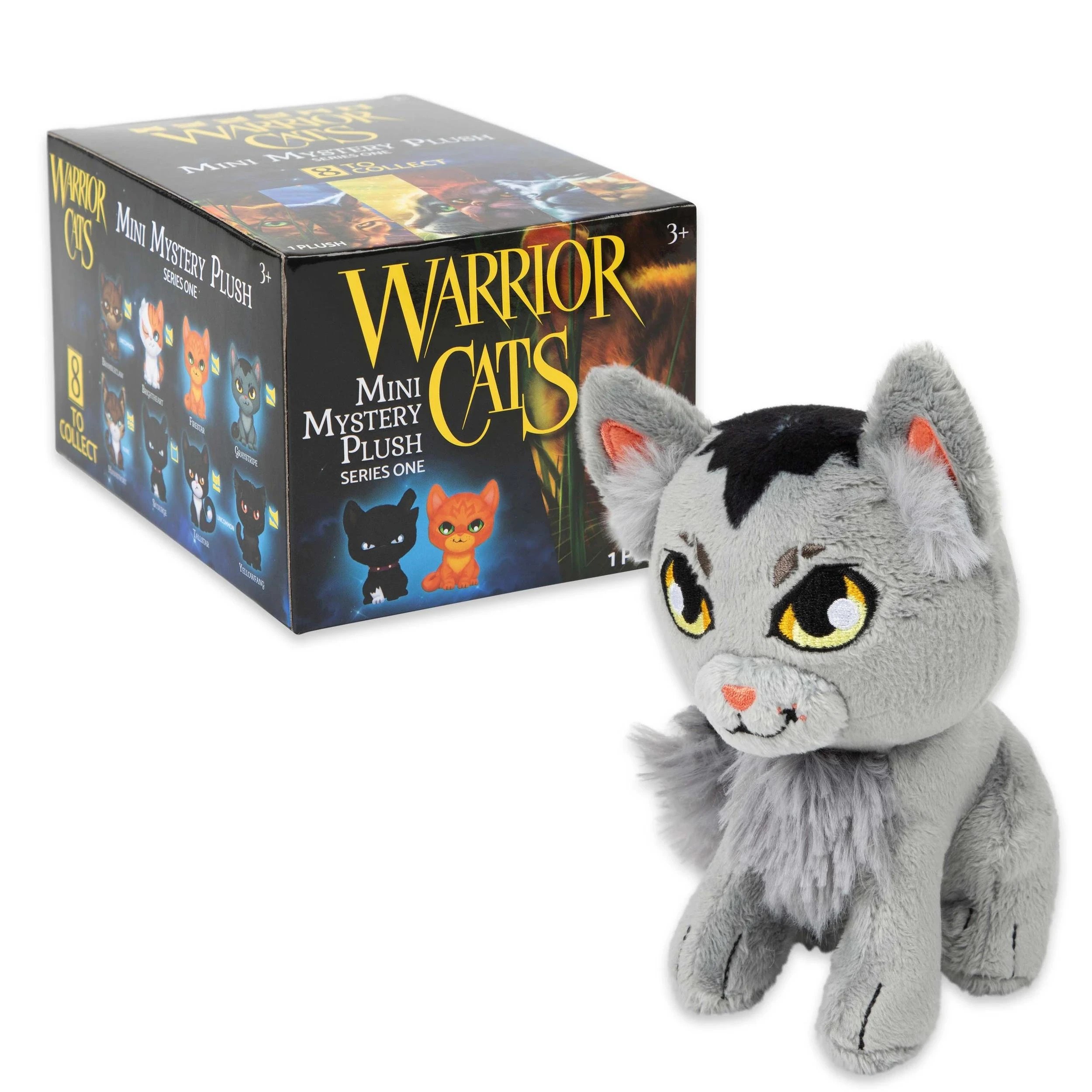 3 B. toys Warrior Cats 6 Inch Mini Mystery Plush Series 1 - Assorted - Multi, 3 of 10