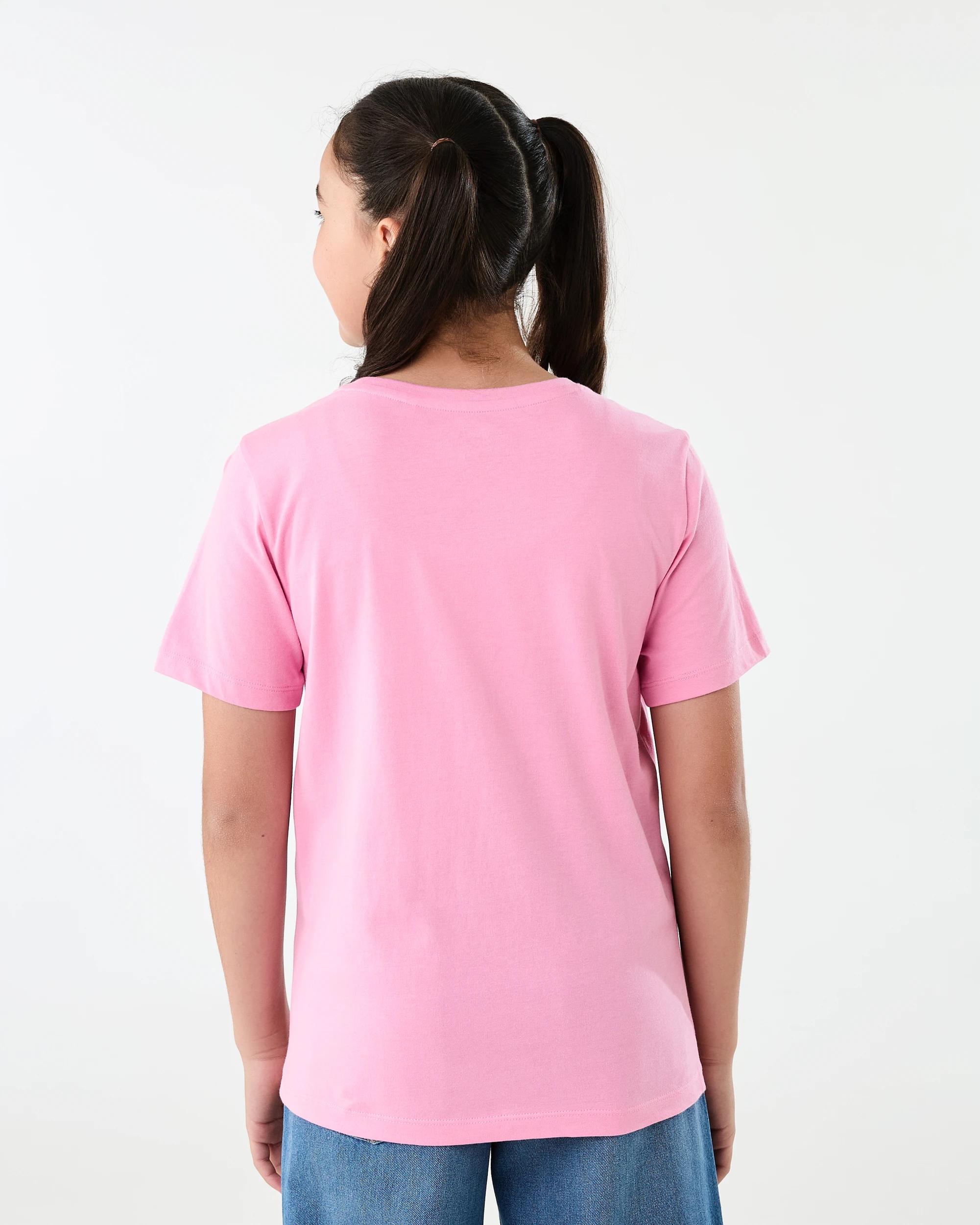 2 Short Sleeve Printed T-shirt Pink Fruit, 2 of 7