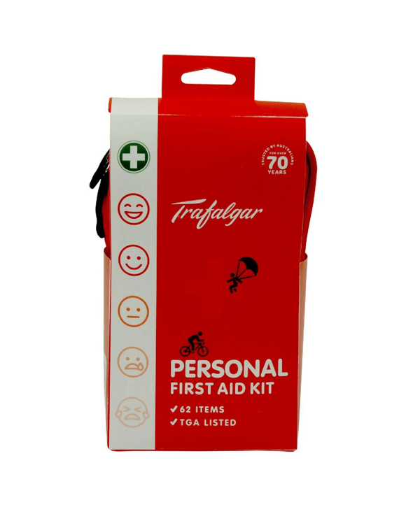 Trafalgar Personal First Aid Kit 62 Piece