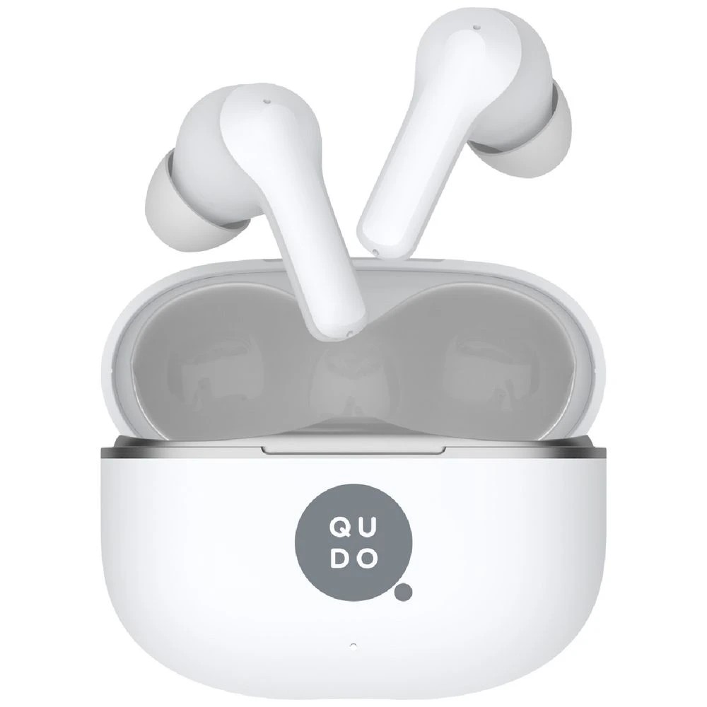 1 Qudo ANC TWS Earphones White, 1 of 9