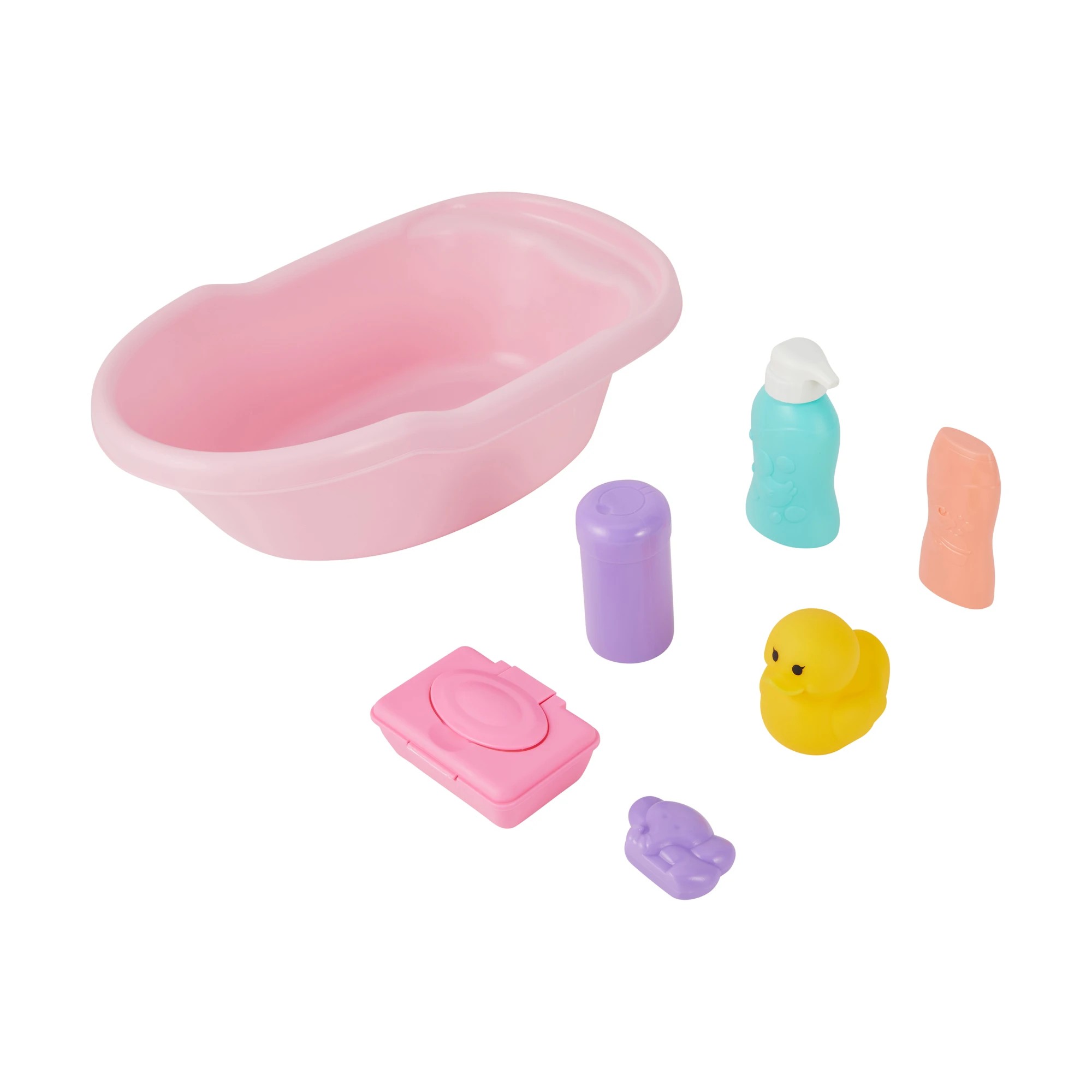 2 7 Piece Doll Bathtub Set, 2 of 9