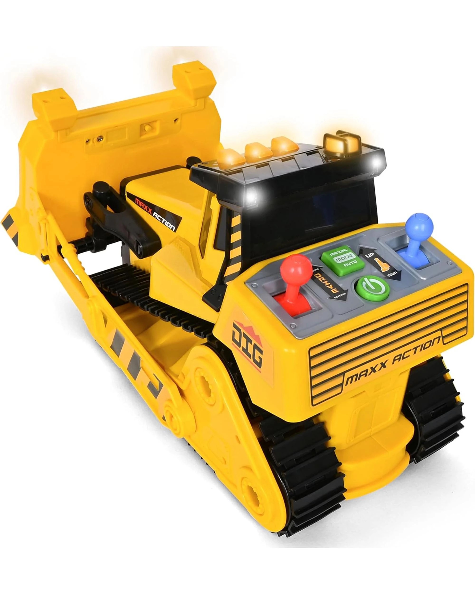 3 Maxx Action Motorized 18 inch Lights and Sounds Dig N' Lift Bulldozer, 3 of 3