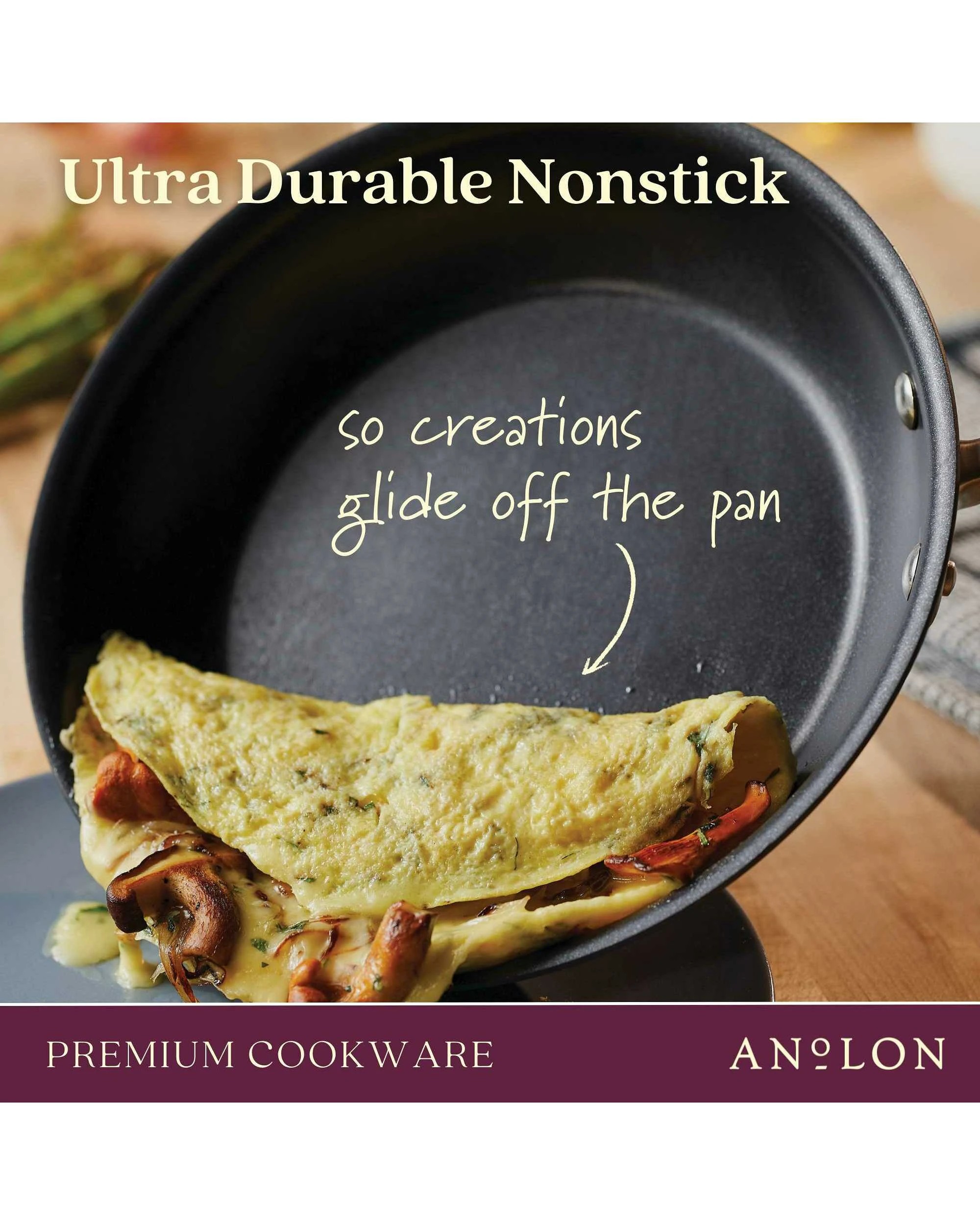 4 Anolon Advanced Home Nonstick 11 Piece Cookware Set - Bronze, 4 of 7