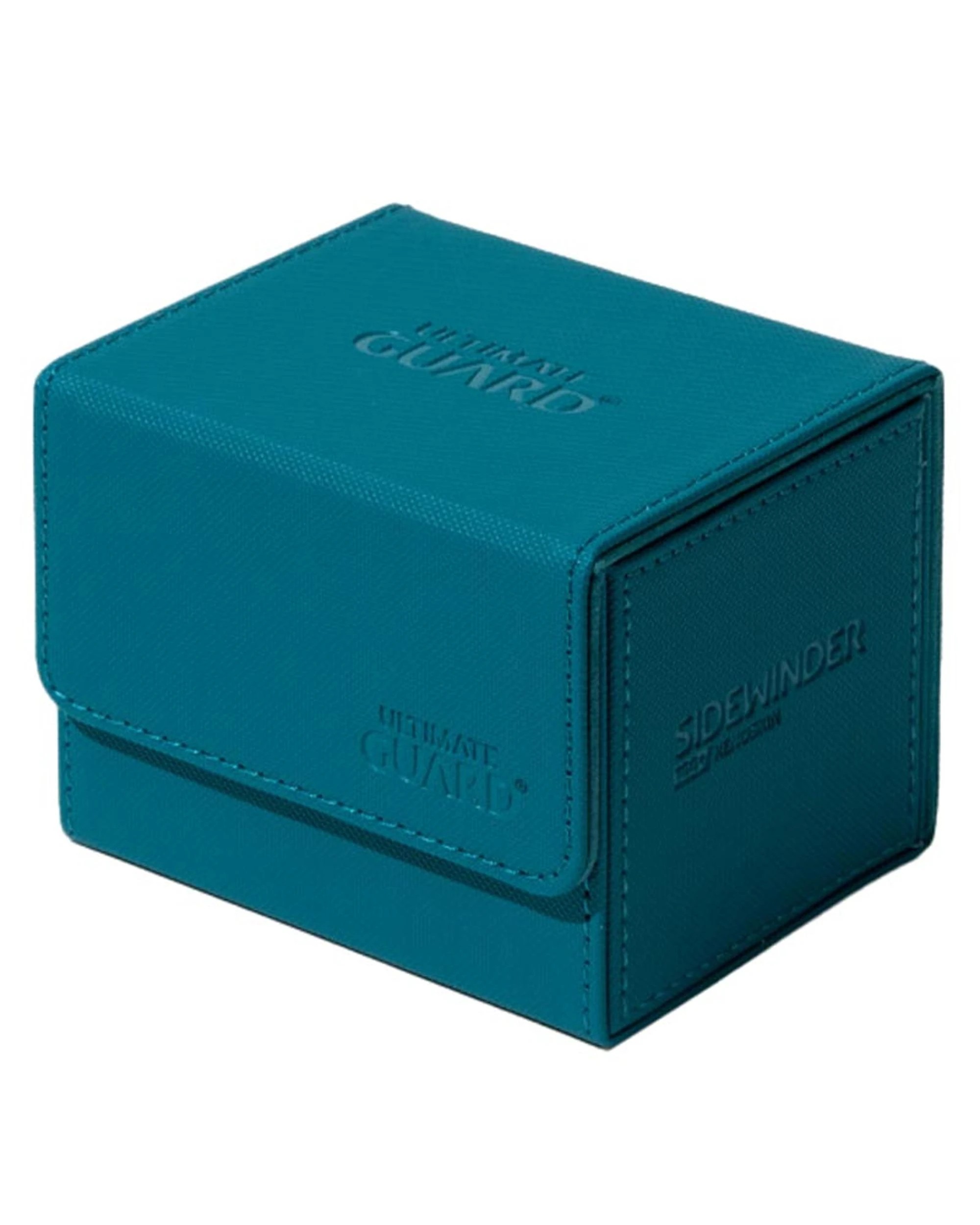 1 Ultimate Guard Sidewinder 100+ Xenoskin Monocolor Deck Box - Petrol, 1 of 6