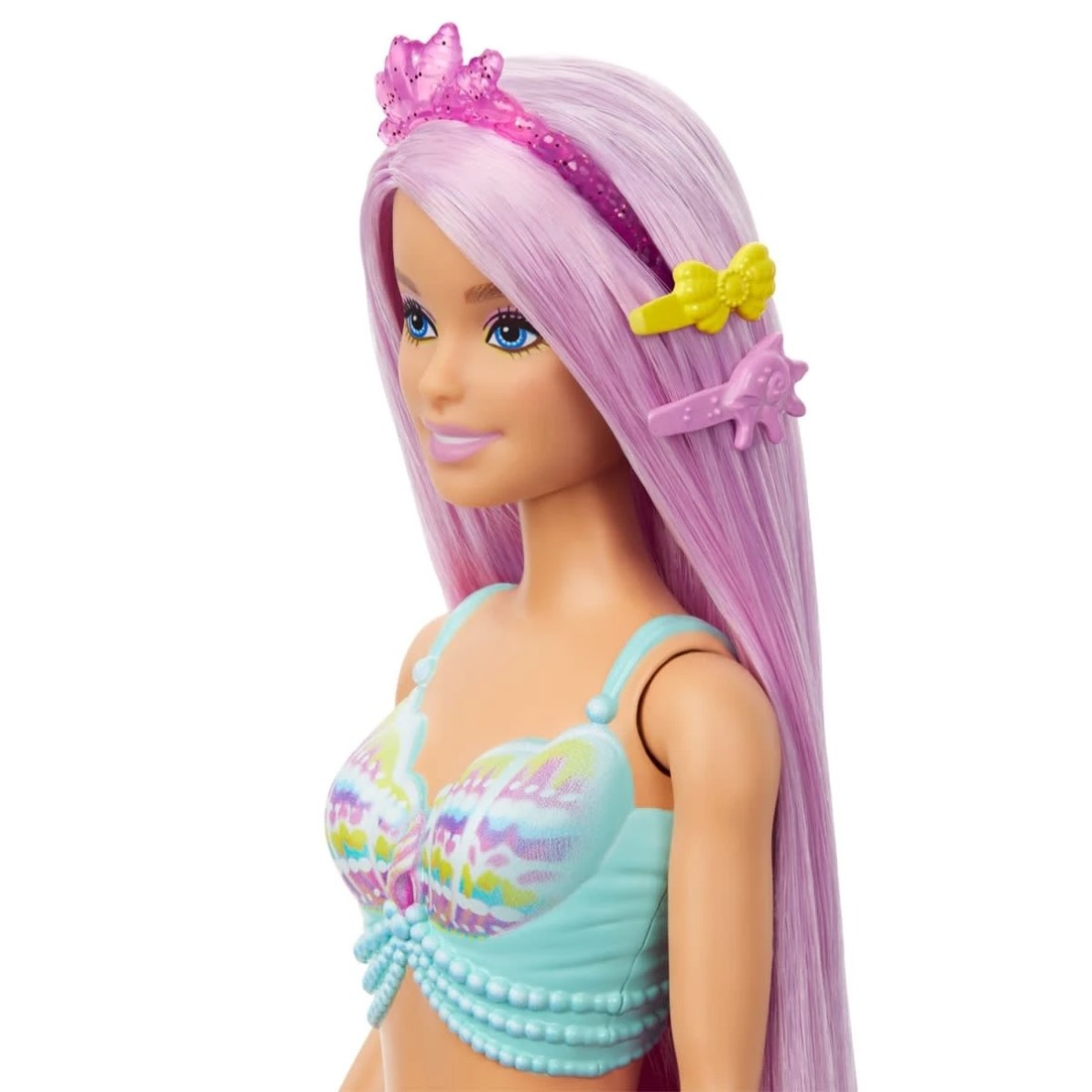 6 Barbie Mermaid Doll with 18cm Long Fantasy Hair and Accessories Playset, 6 of 6