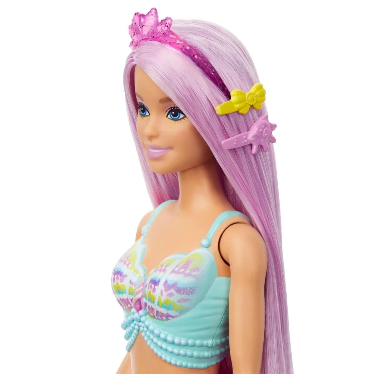 6 Barbie Mermaid Doll with 18cm Long Fantasy Hair and Accessories Playset, 6 of 6
