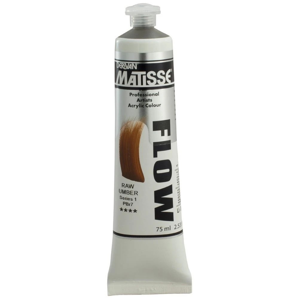 1 Derivan Matisse Flow Paint 75mL Raw Umber S1, 1 of 2