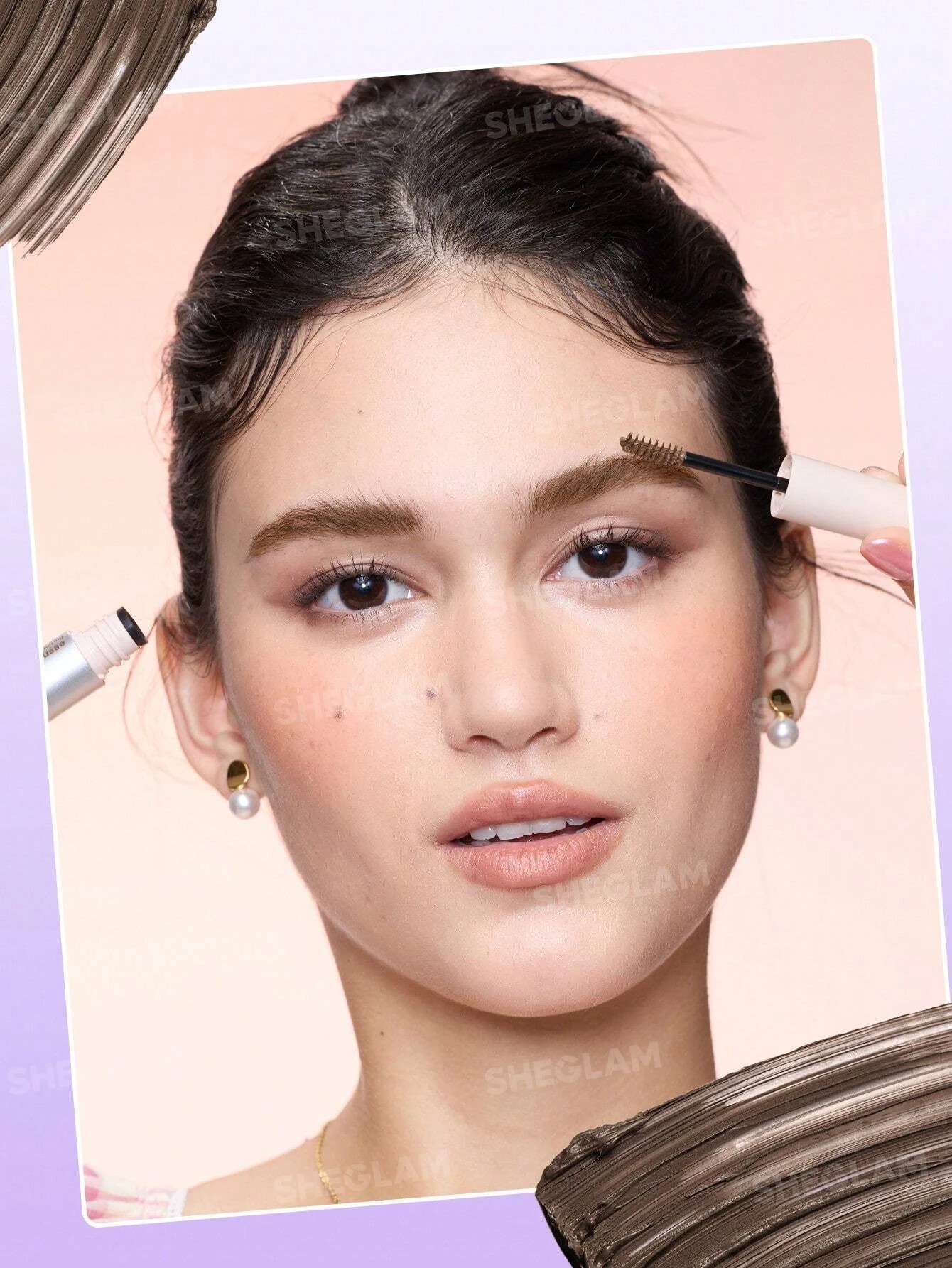 2 SHEGLAM Airy Tinted Volumizing Brow Mousse - Chocolate, 2 of 5